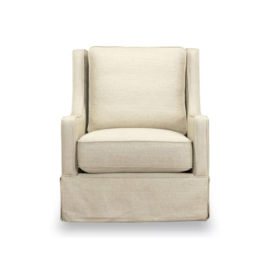 Kendra Swivel Glider in Windfield Natural by Huck & Peck SWIVEL GLIDER Huck and Peck