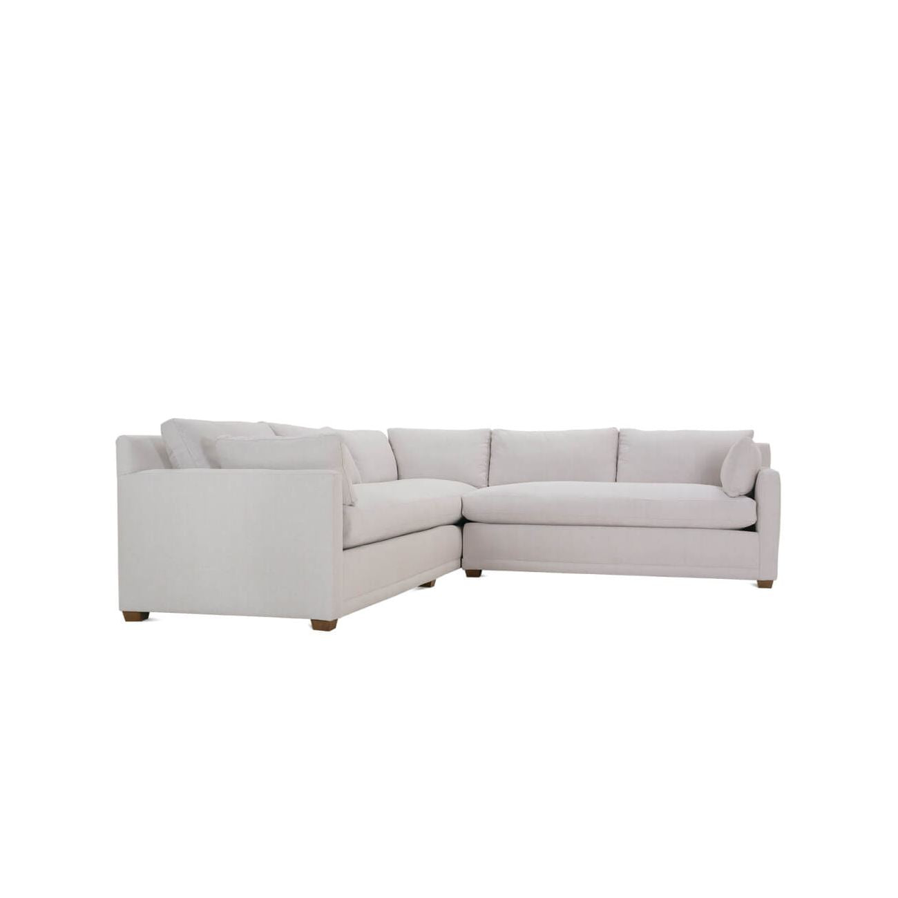 Bench seat sectional clearance sofa