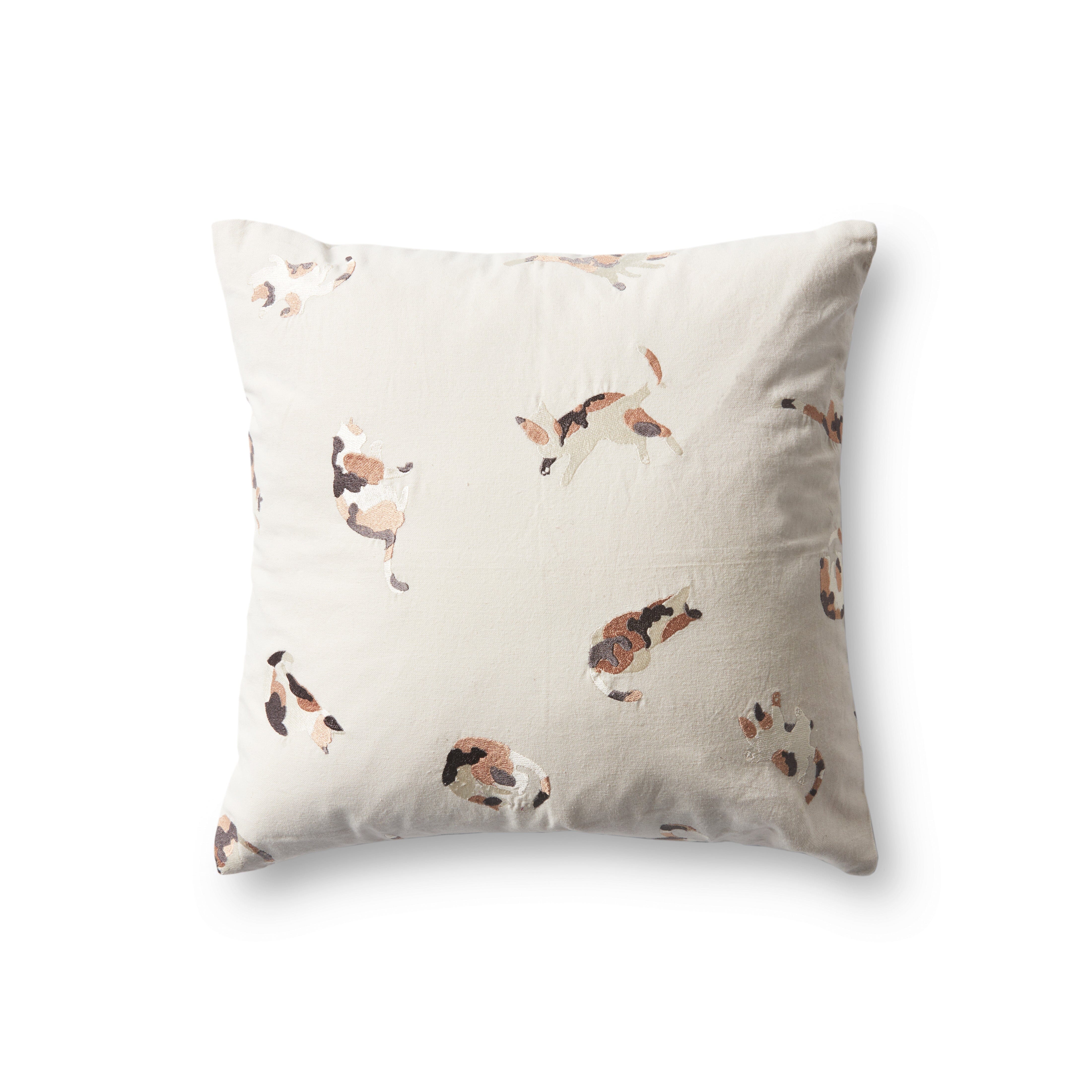 ED Ellen DeGeneres Crafted by Loloi Pillow | Beige / Multi ED Ellen DeGeneres Crafted by Loloi