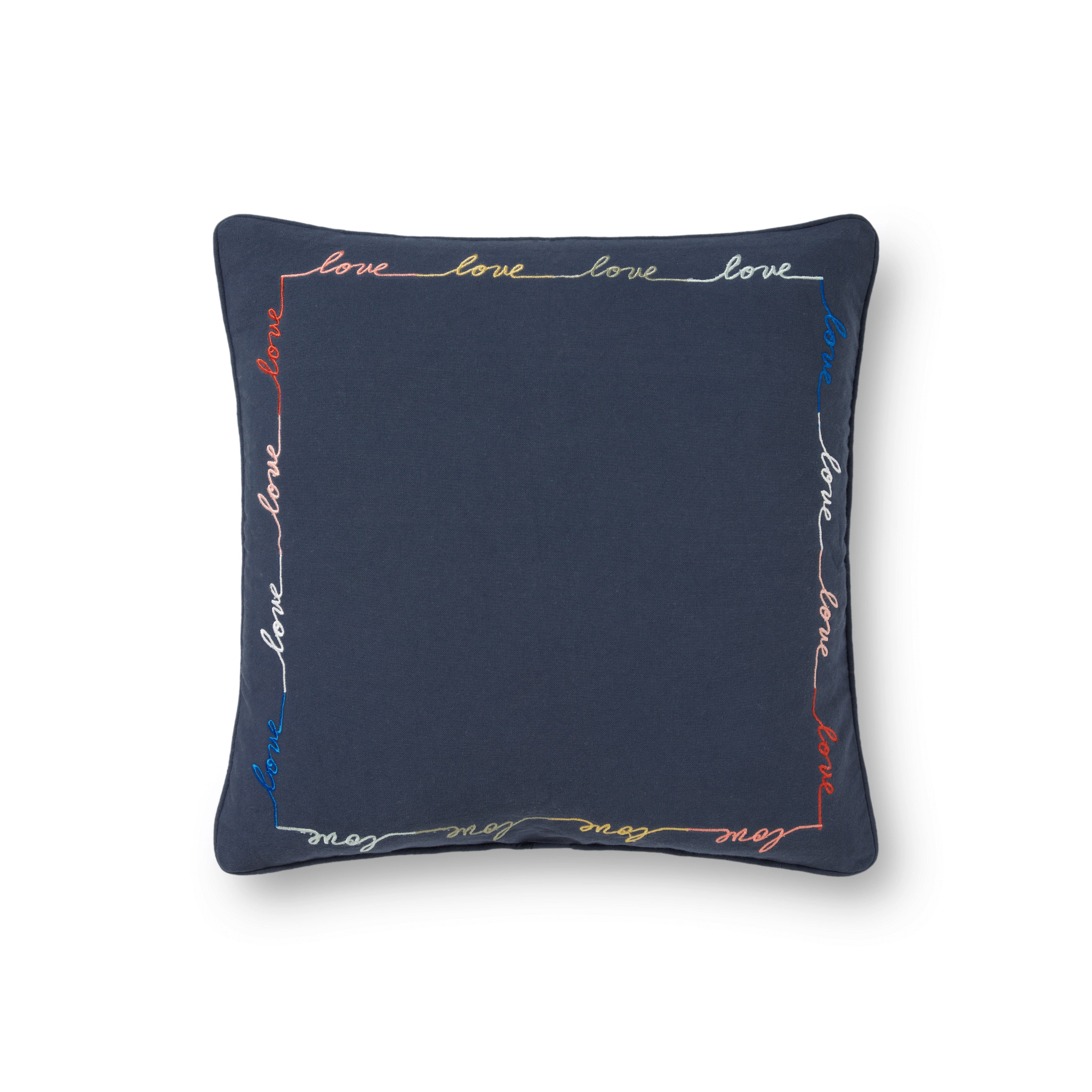 ED Ellen DeGeneres Crafted by Loloi Pillow | Blue / Multi ED Ellen DeGeneres Crafted by Loloi