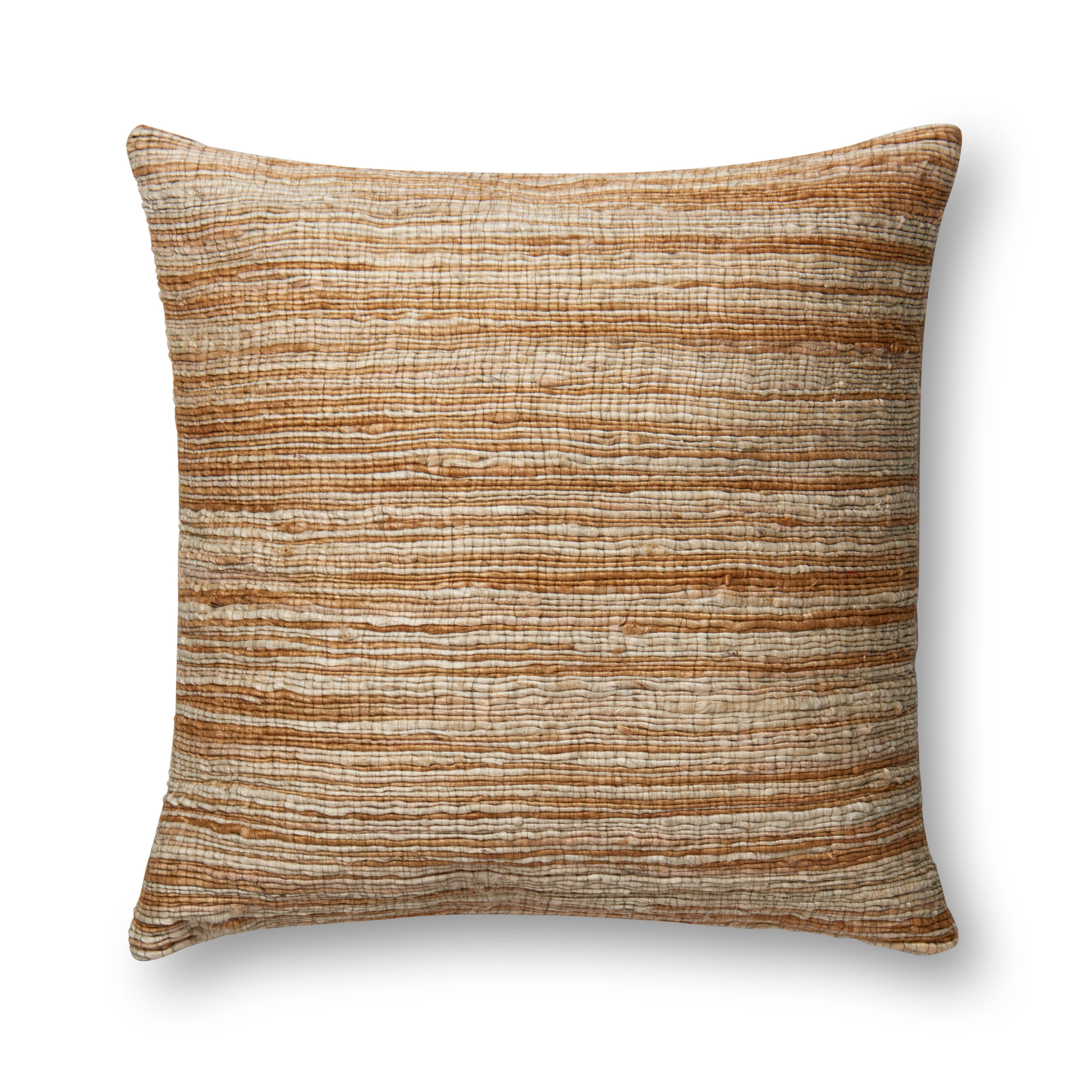ED Ellen DeGeneres Crafted by Loloi Pillow | Camel / Beige ED Ellen DeGeneres Crafted by Loloi