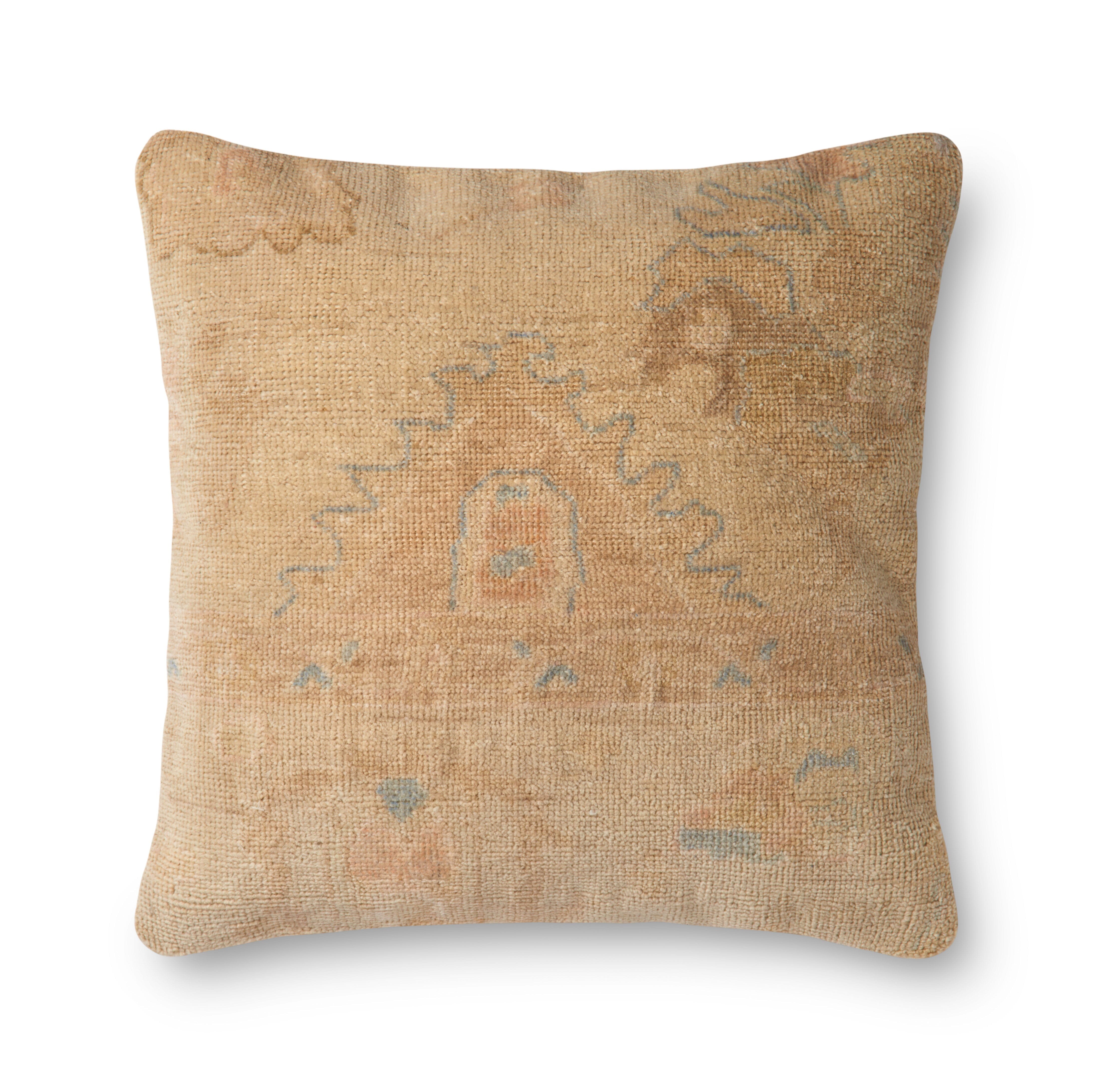 ED Ellen DeGeneres Crafted by Loloi Pillow | Gold / Beige ED Ellen DeGeneres Crafted by Loloi
