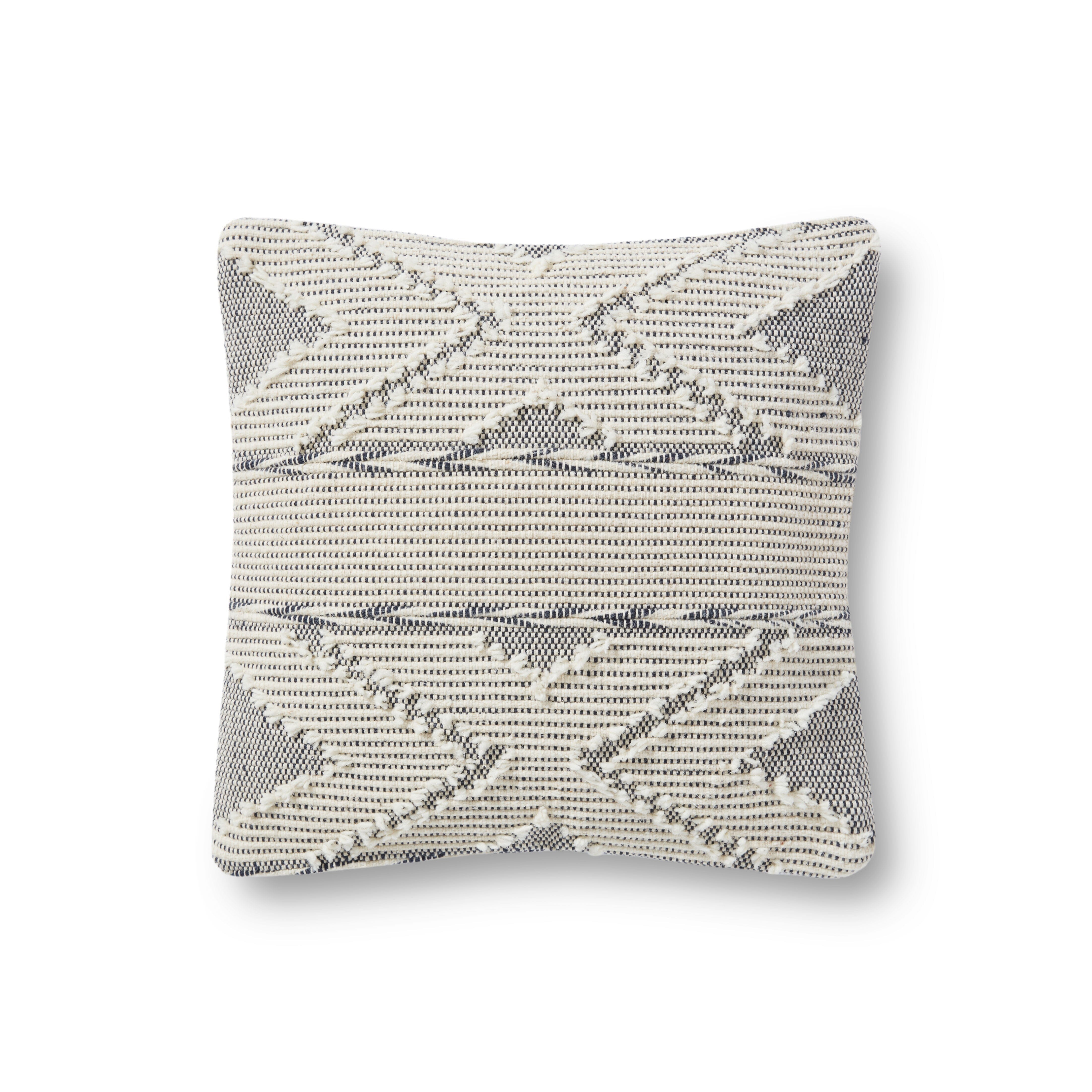 ED Ellen DeGeneres Crafted by Loloi Pillow | Indigo / Ivory ED Ellen DeGeneres Crafted by Loloi