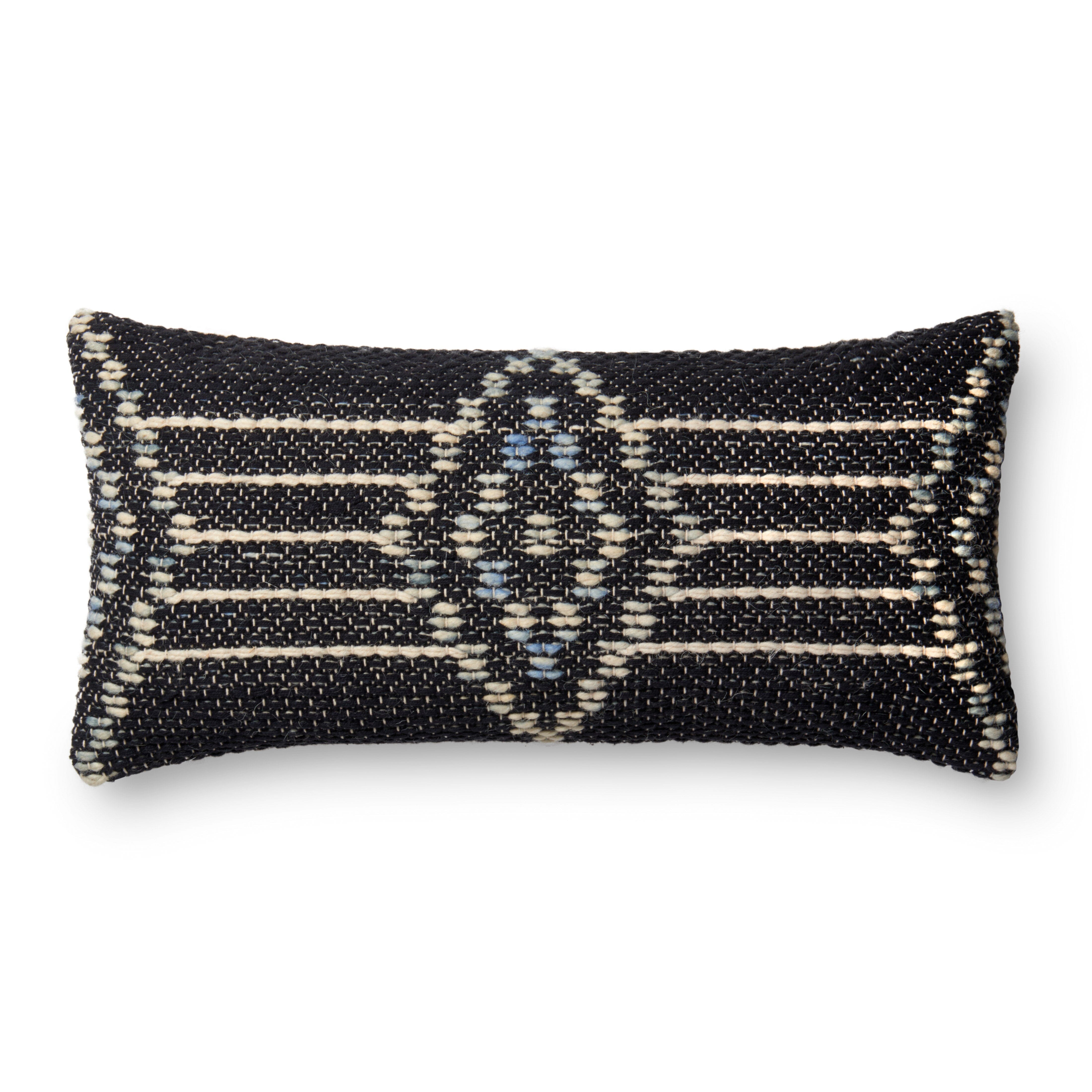 ED Ellen DeGeneres Crafted by Loloi Pillow | Navy / Multi ED Ellen DeGeneres Crafted by Loloi