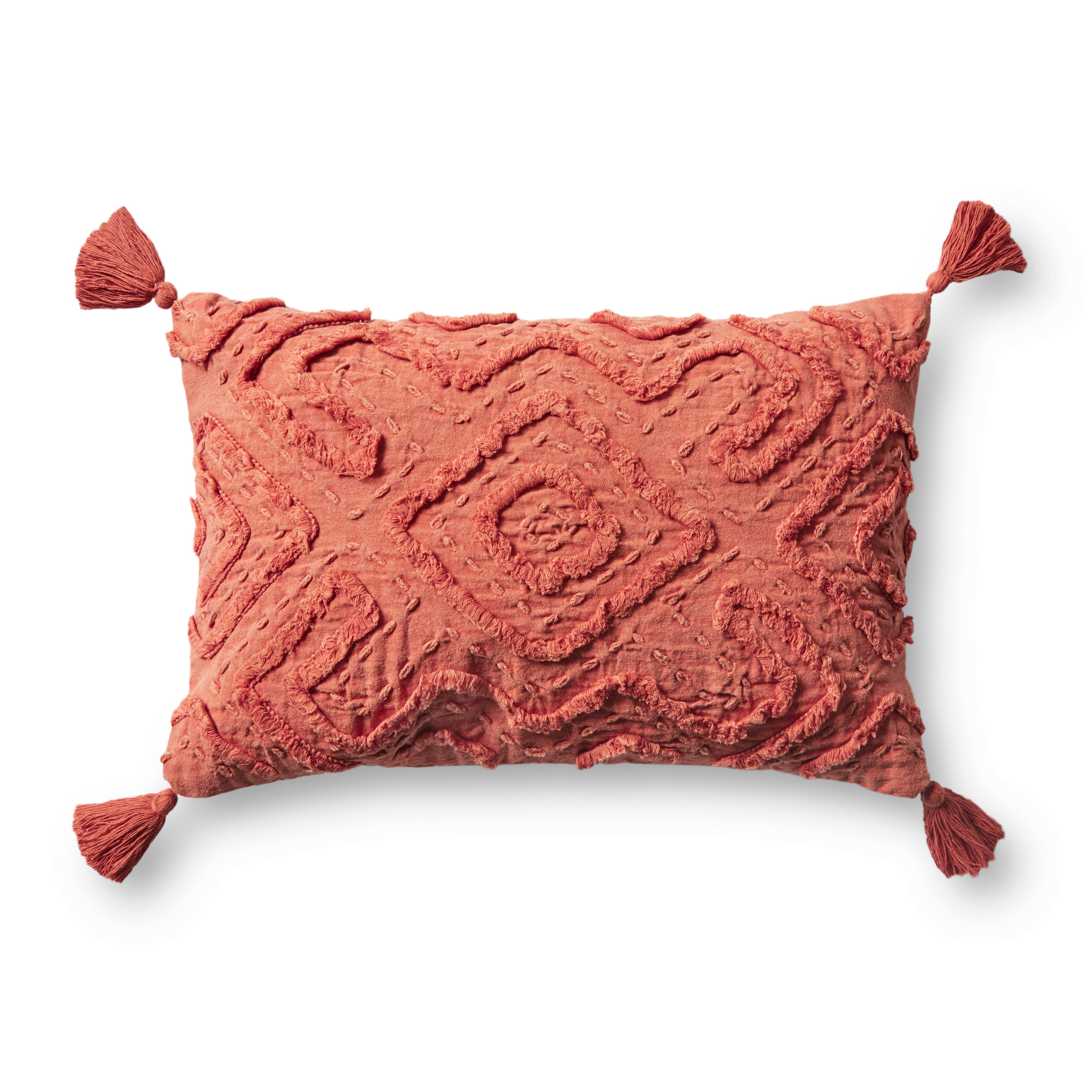 ED Ellen DeGeneres Crafted by Loloi Pillow | Rust ED Ellen DeGeneres Crafted by Loloi