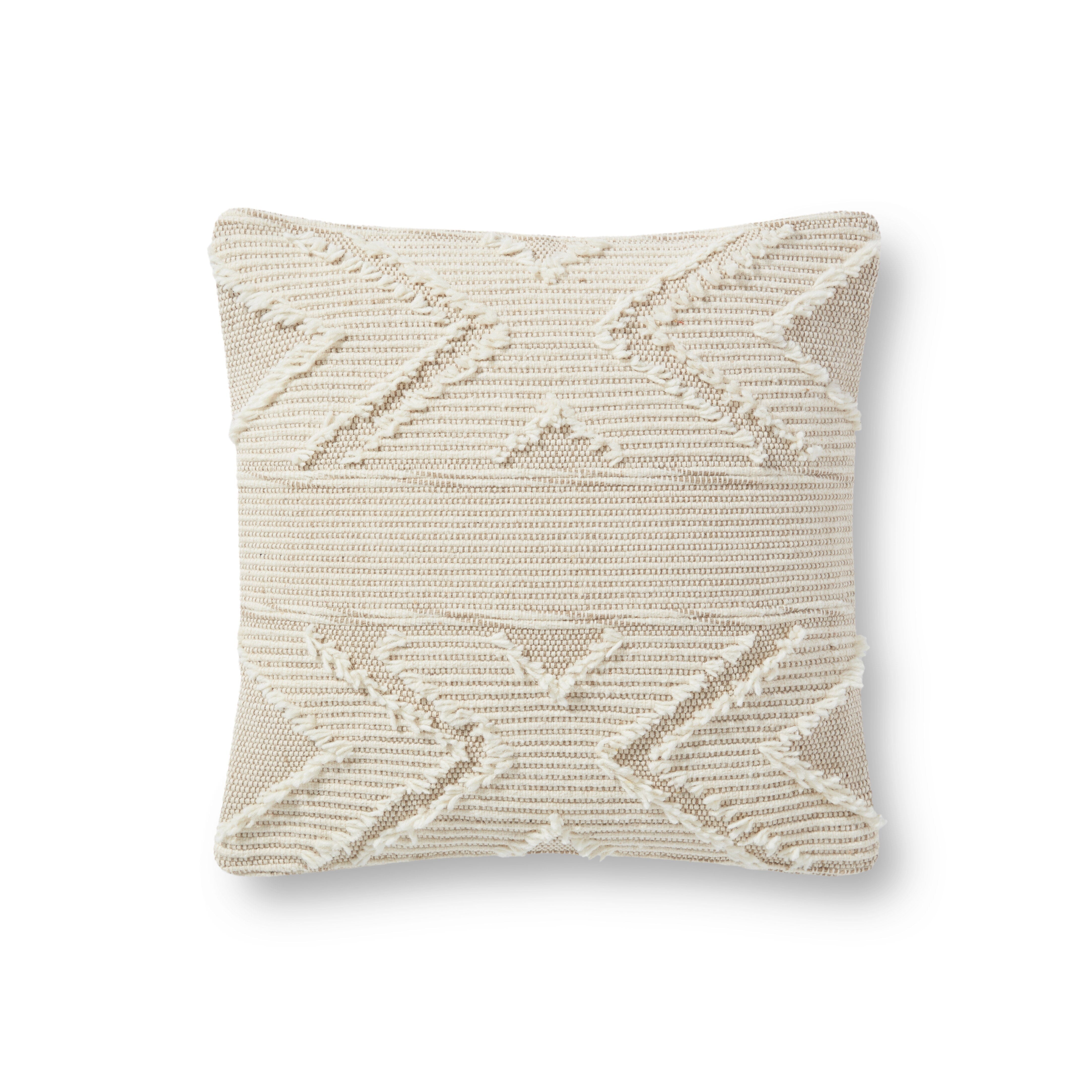 ED Ellen DeGeneres Crafted by Loloi Pillow | Sand / Natural ED Ellen DeGeneres Crafted by Loloi