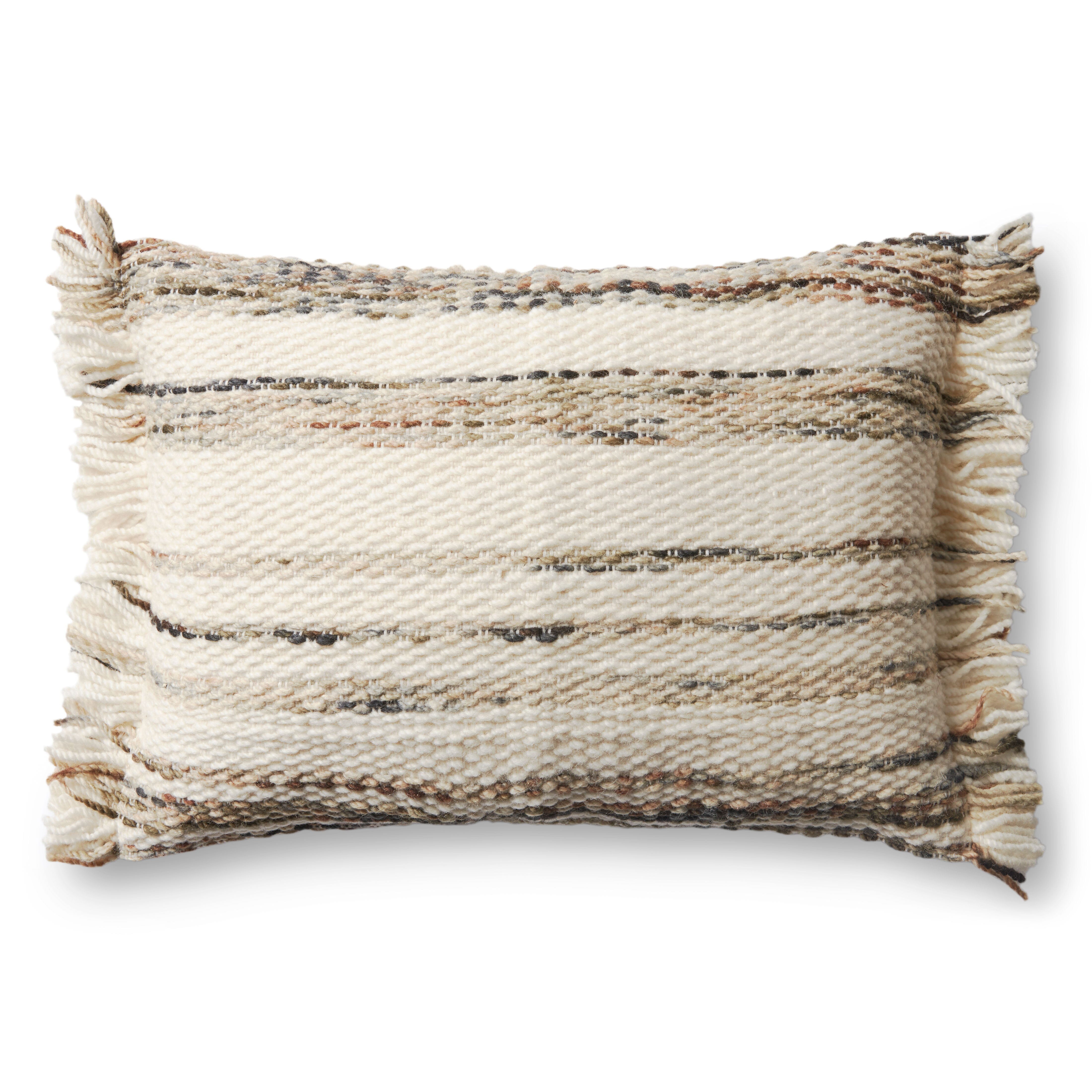 Magnolia Home by Joanna Gaines x Loloi Pillow Natural / Multi Huck