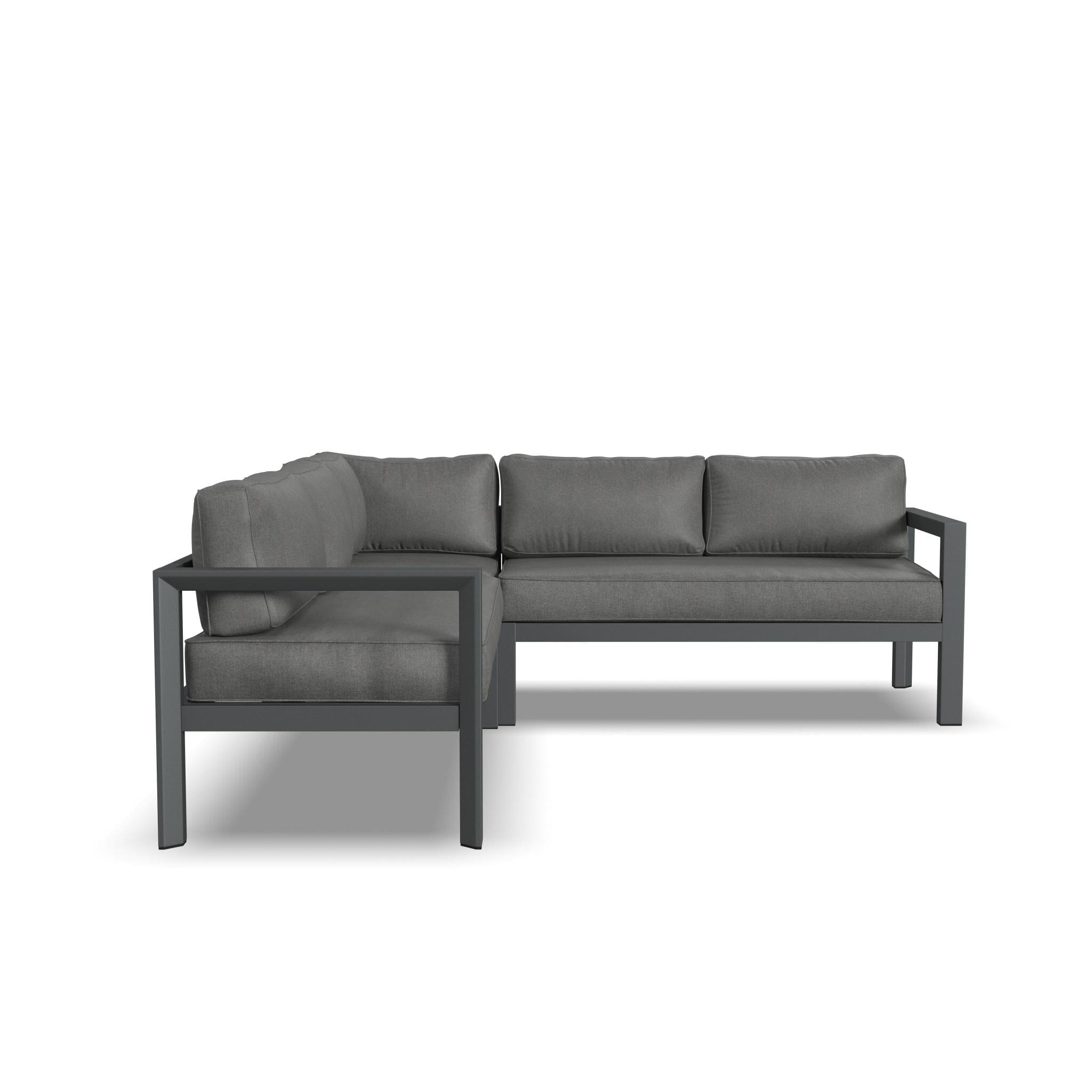 Modern & Contemporary 5 Seat Sectional By Grayton Outdoor Seating Grayton