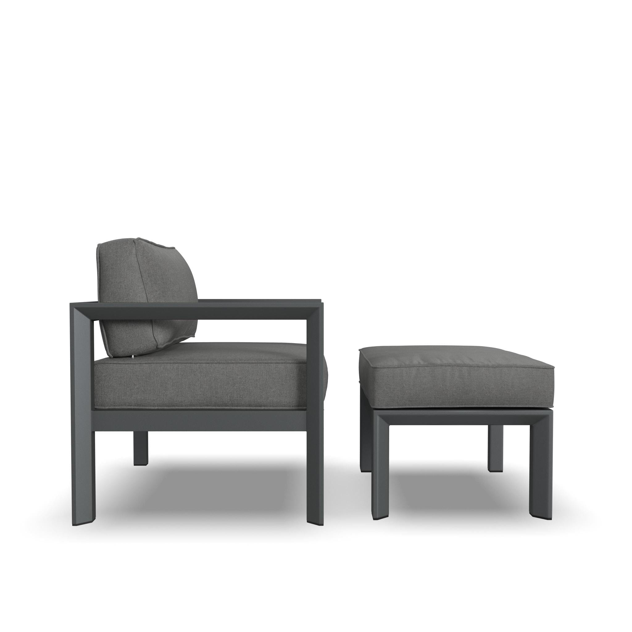 Modern & Contemporary Chair w/ Ottoman By Grayton Chair Grayton