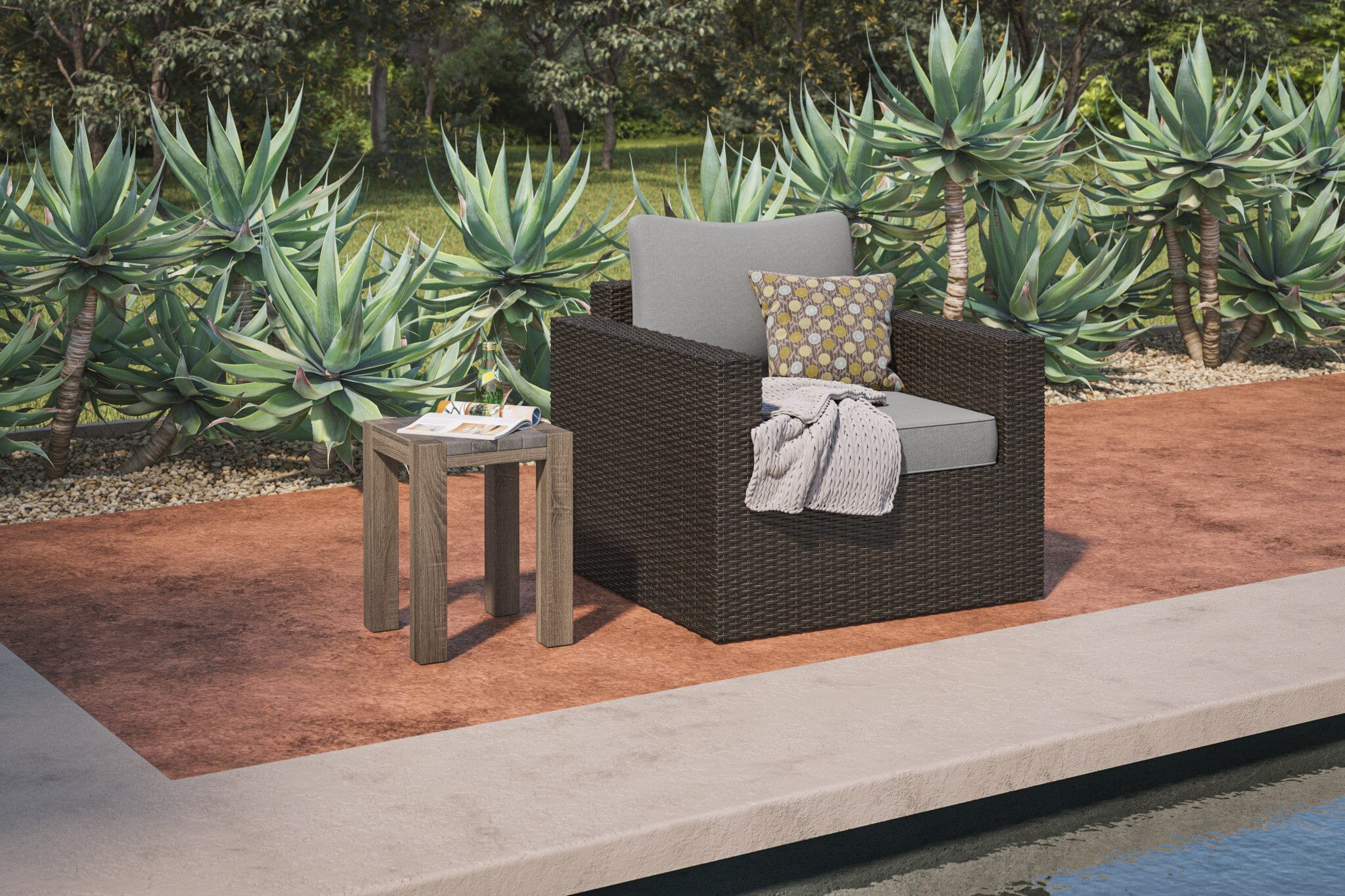 Modern & Contemporary Outdoor Arm Chair By Cape Shores Outdoor Seating Cape Shores