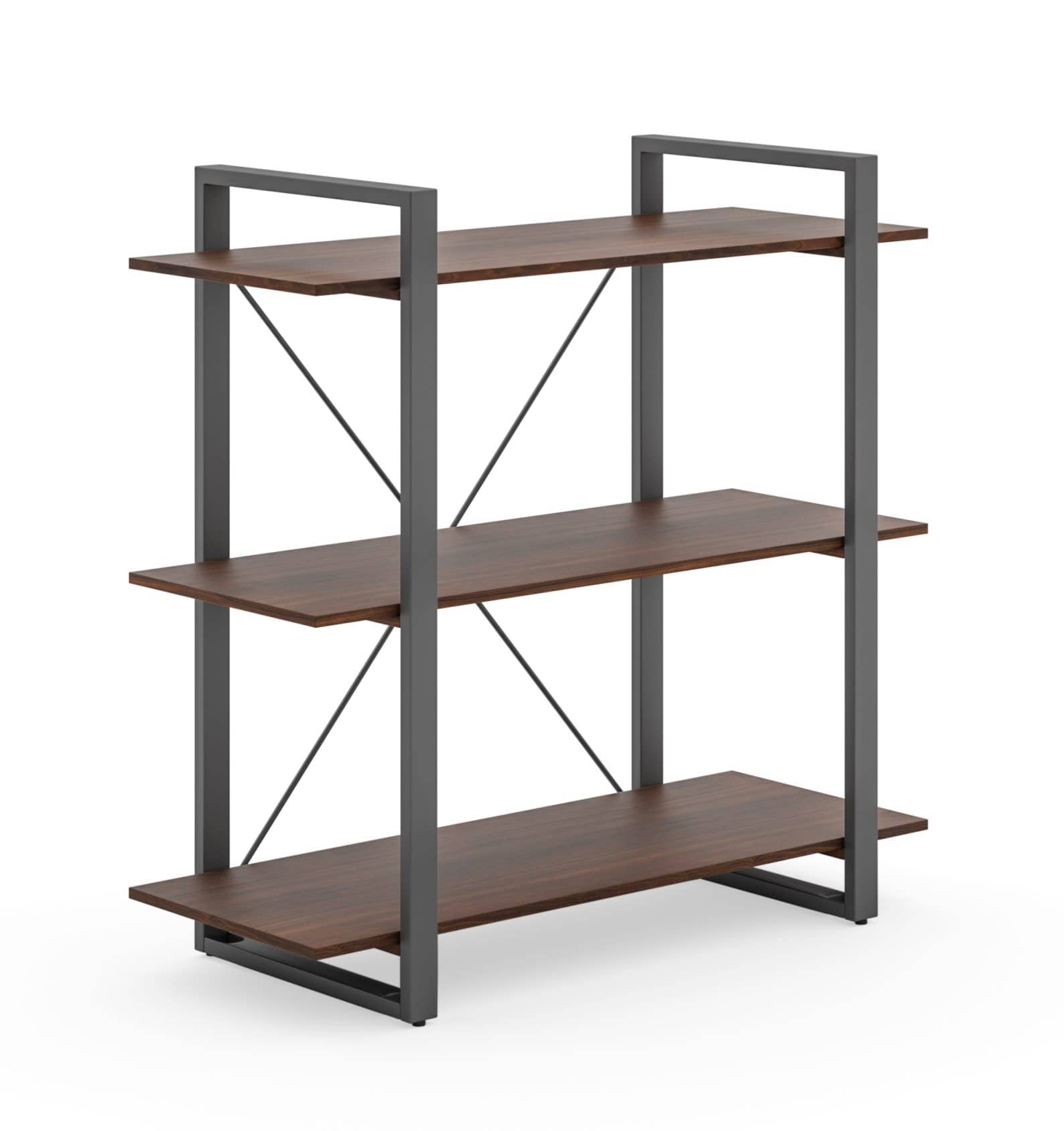 Modern & Contemporary Three-Shelf Bookcase By Merge Shelf Merge