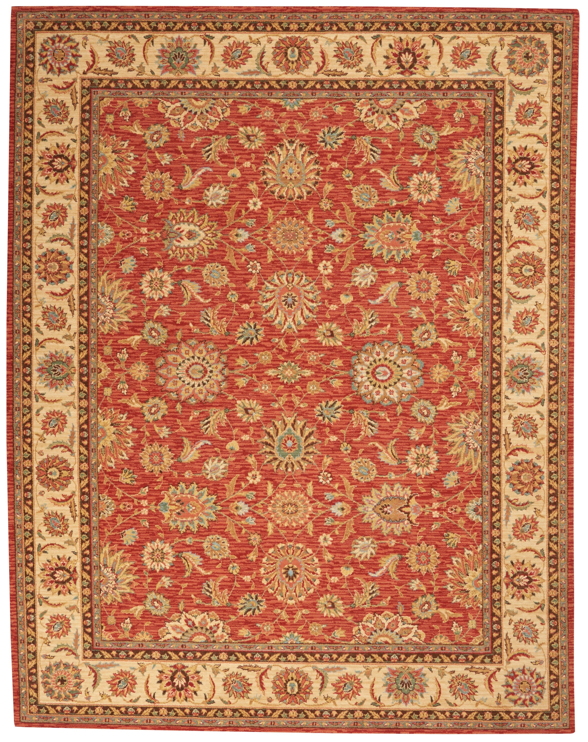 Nourison Caribbean CRB07 Rust Area Rug – Incredible Rugs and Decor
