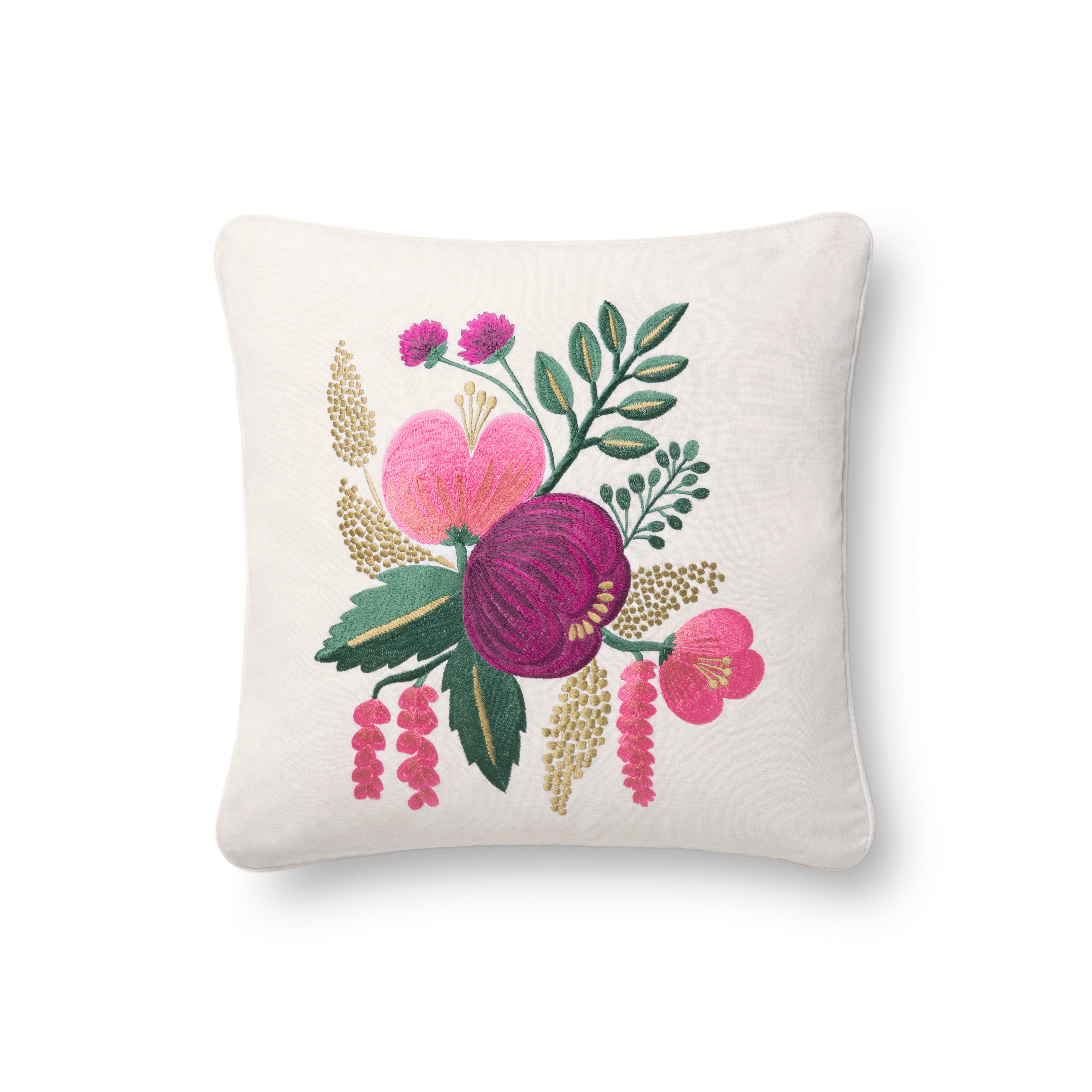 Small Plain Velvet Pillow Cover - Raspberry