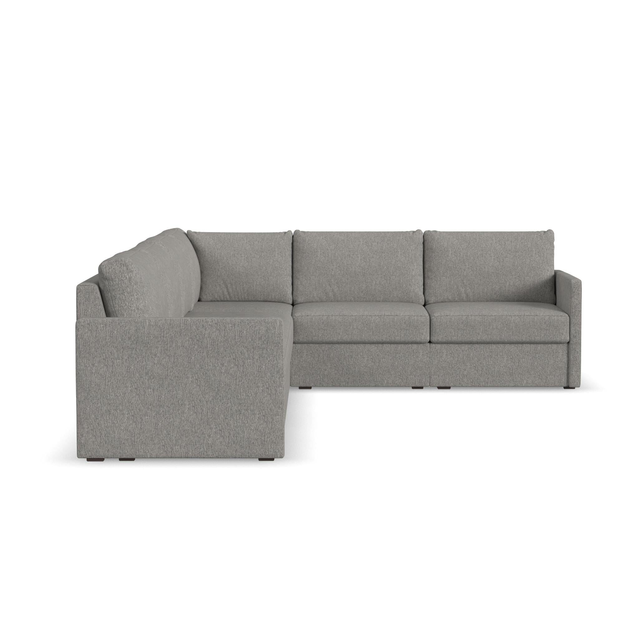 Traditional 6-Seat Sectional with Narrow Arm By Flex Sectional Flex