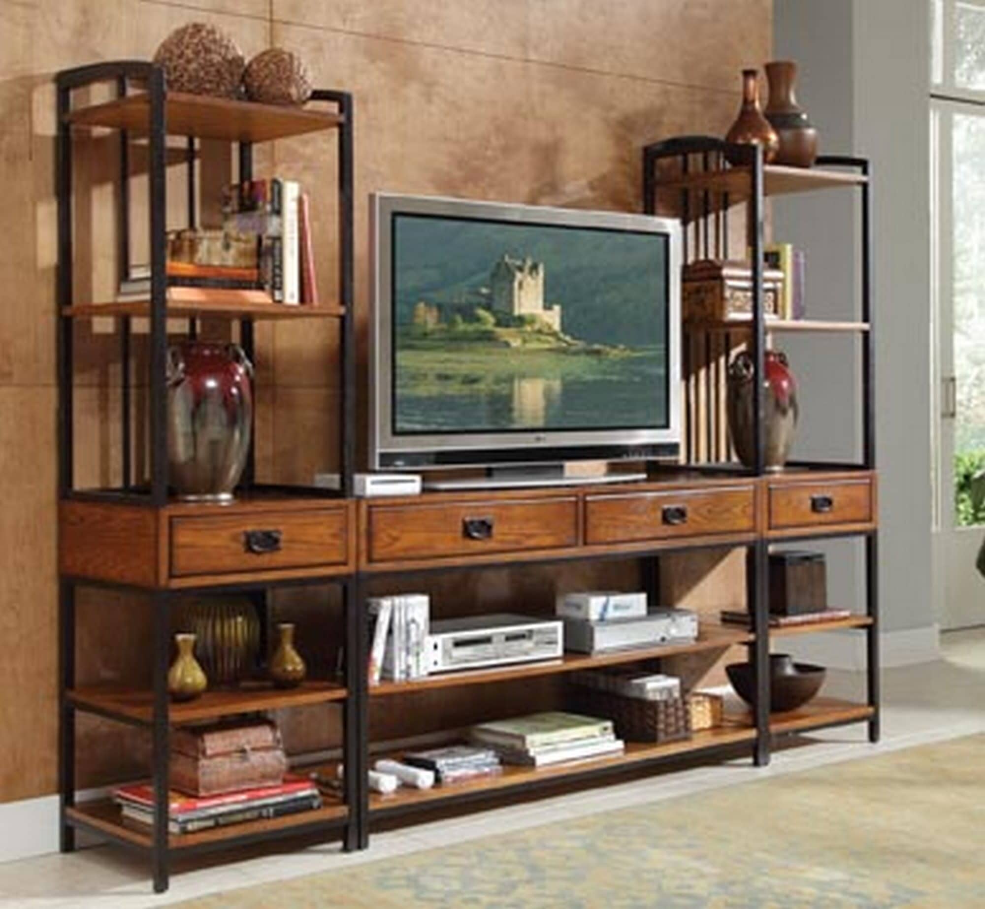 Traditional Media Stand By Modern Craftsman Media Stand Modern Craftsman