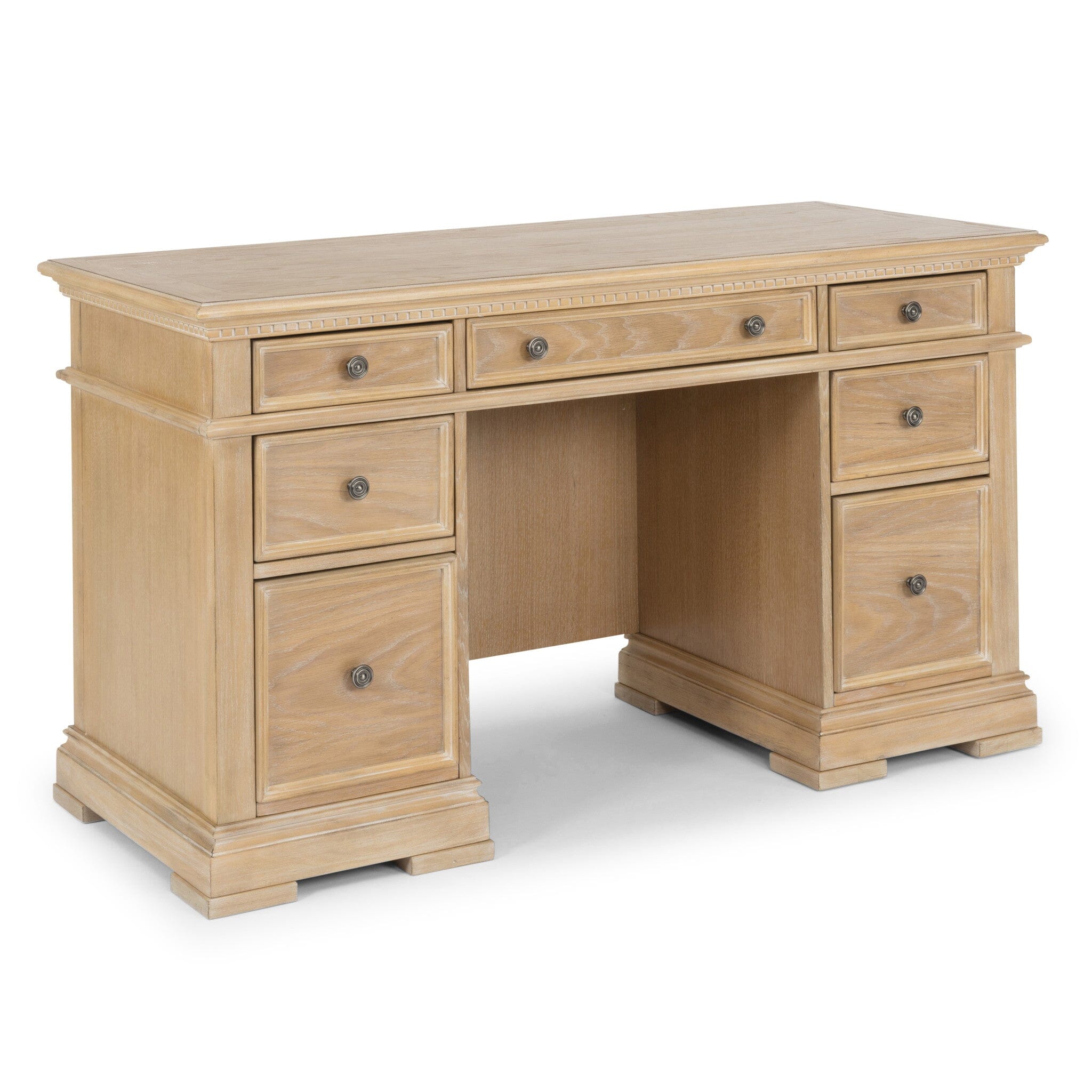Traditional Pedestal Desk By Manor House Desk Manor House