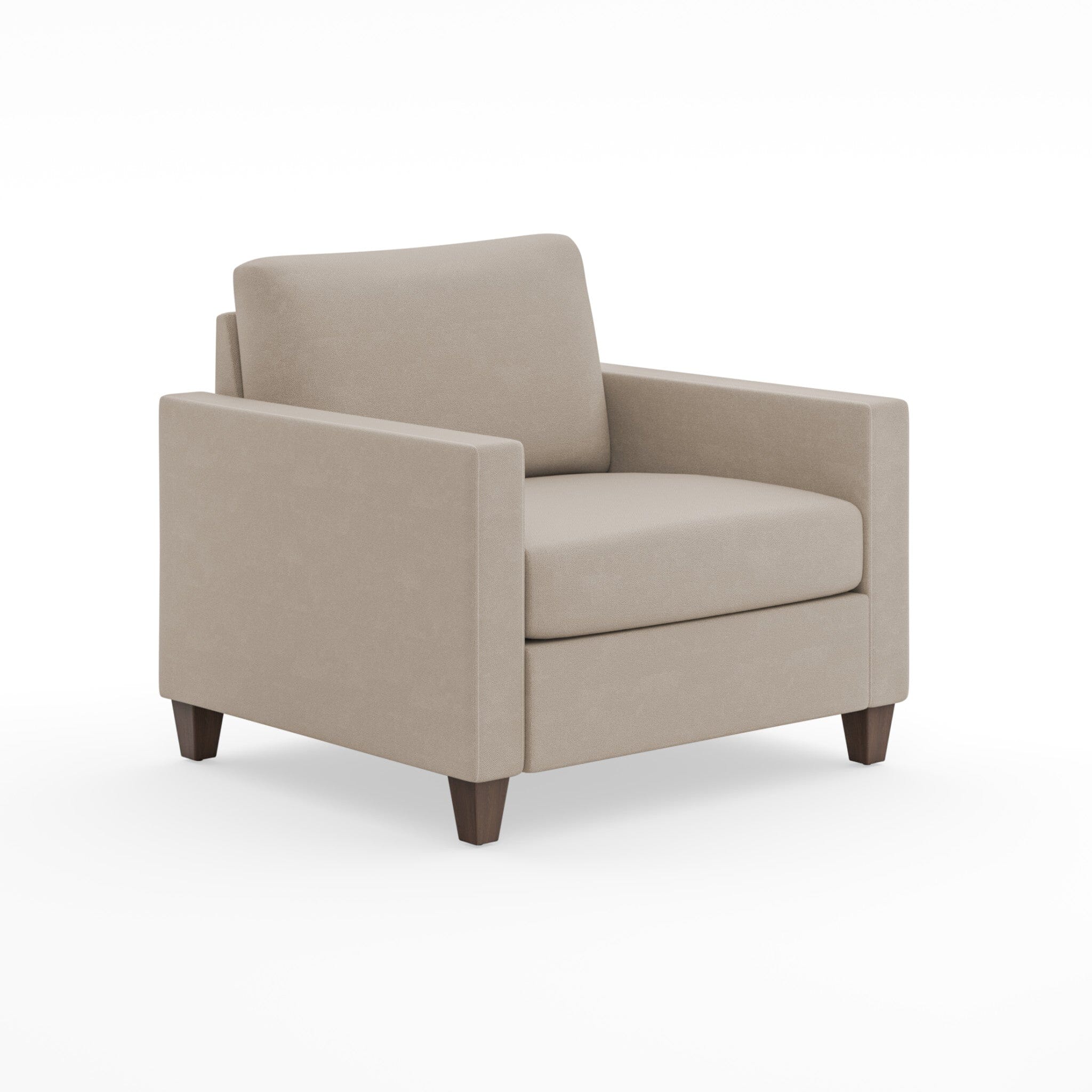 Square discount arm armchair