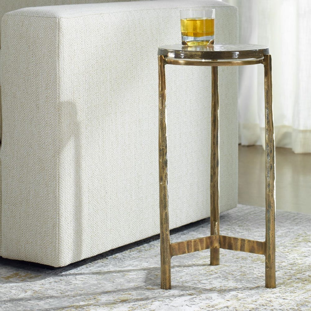 43-22978.26- ETERNITY ACCENT TABLE- BRASS UTTERMOST