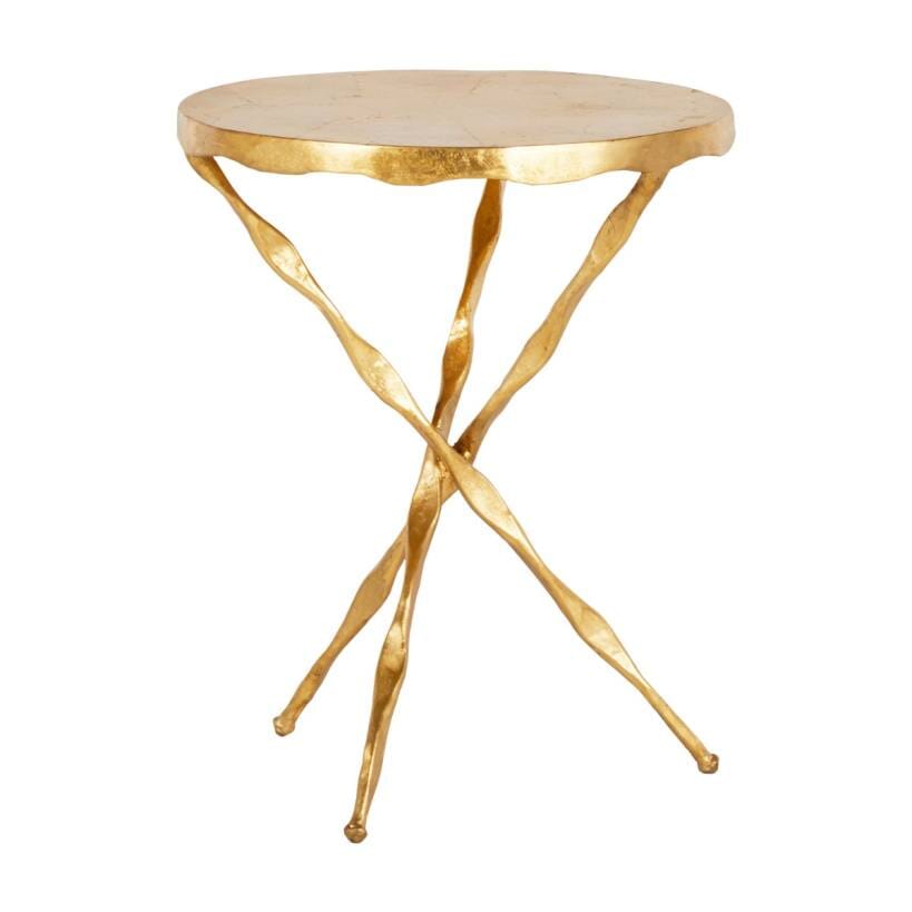 Adler Gold Leaf Side Table by Huck & Peck SIDE TABLE Huck and Peck