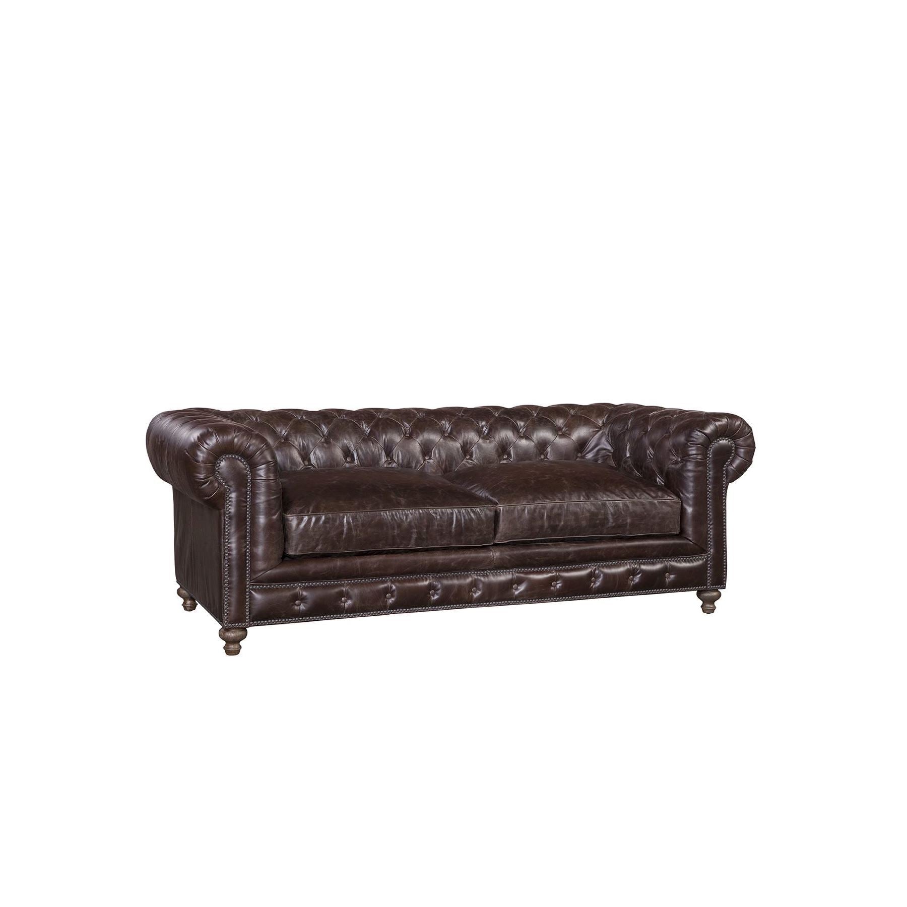 Chesterfield 90" Leather Sofa by Huck & Peck SOFA Huck and Peck