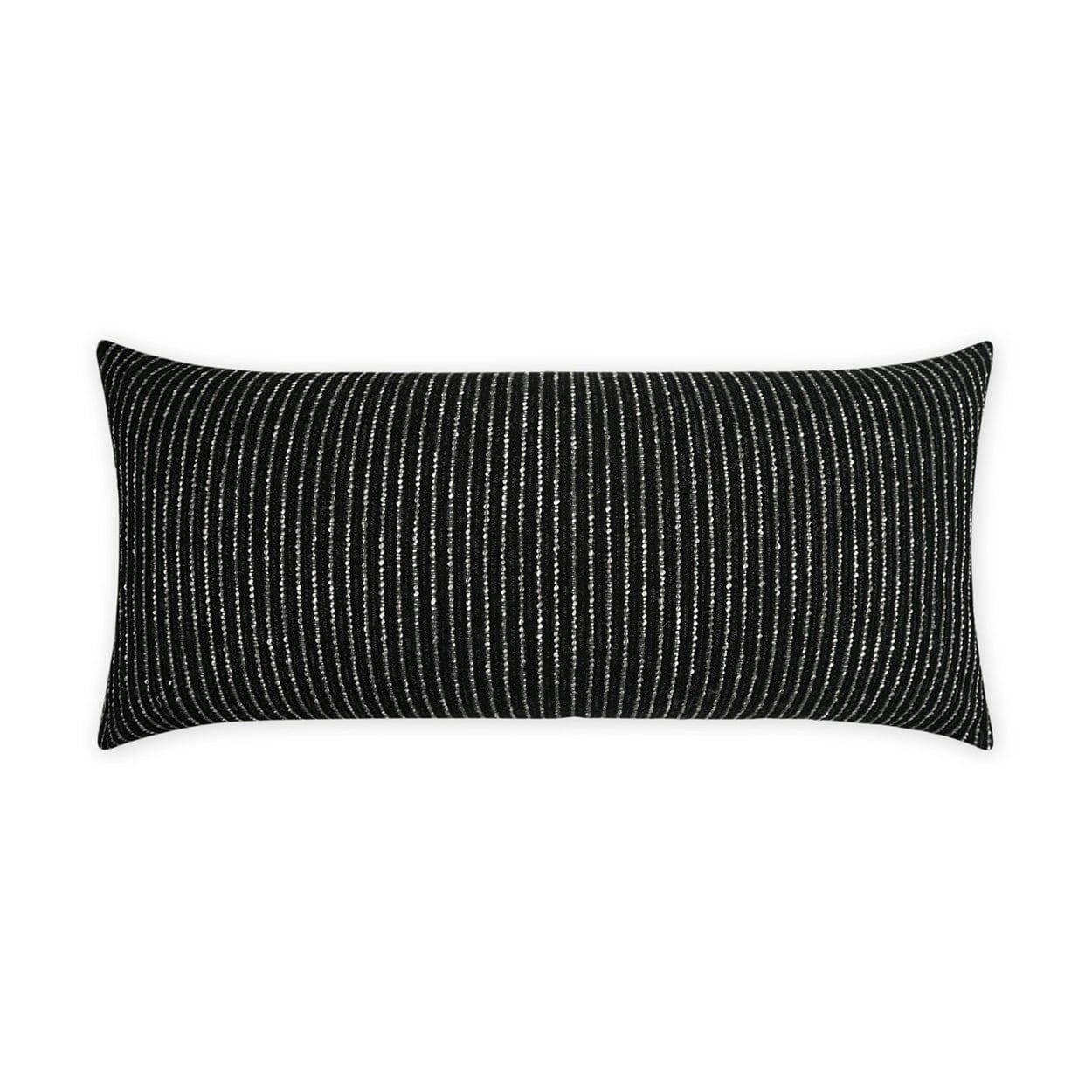 D.V. Kap 12" x 24" Outdoor Lumbar Pillow | Burson Onyx Pillows D.V Kap Home