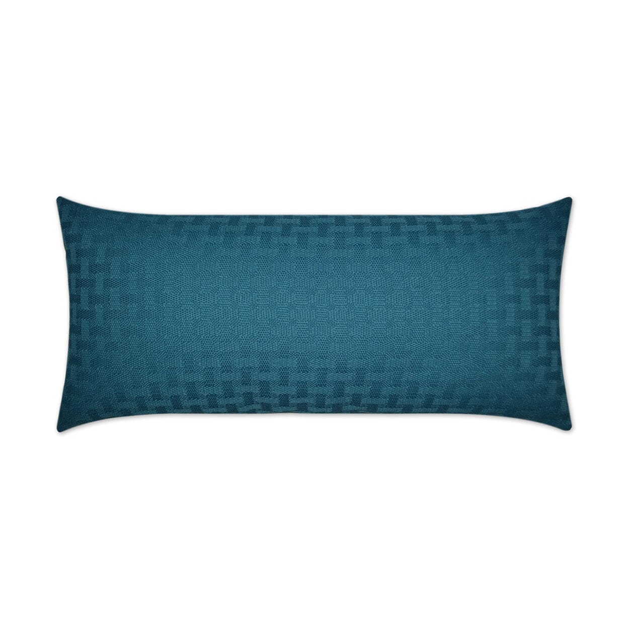 D.V. Kap 12" x 24" Outdoor Lumbar Pillow | Carmel Weave Turquoise Pillows D.V Kap Outdoor