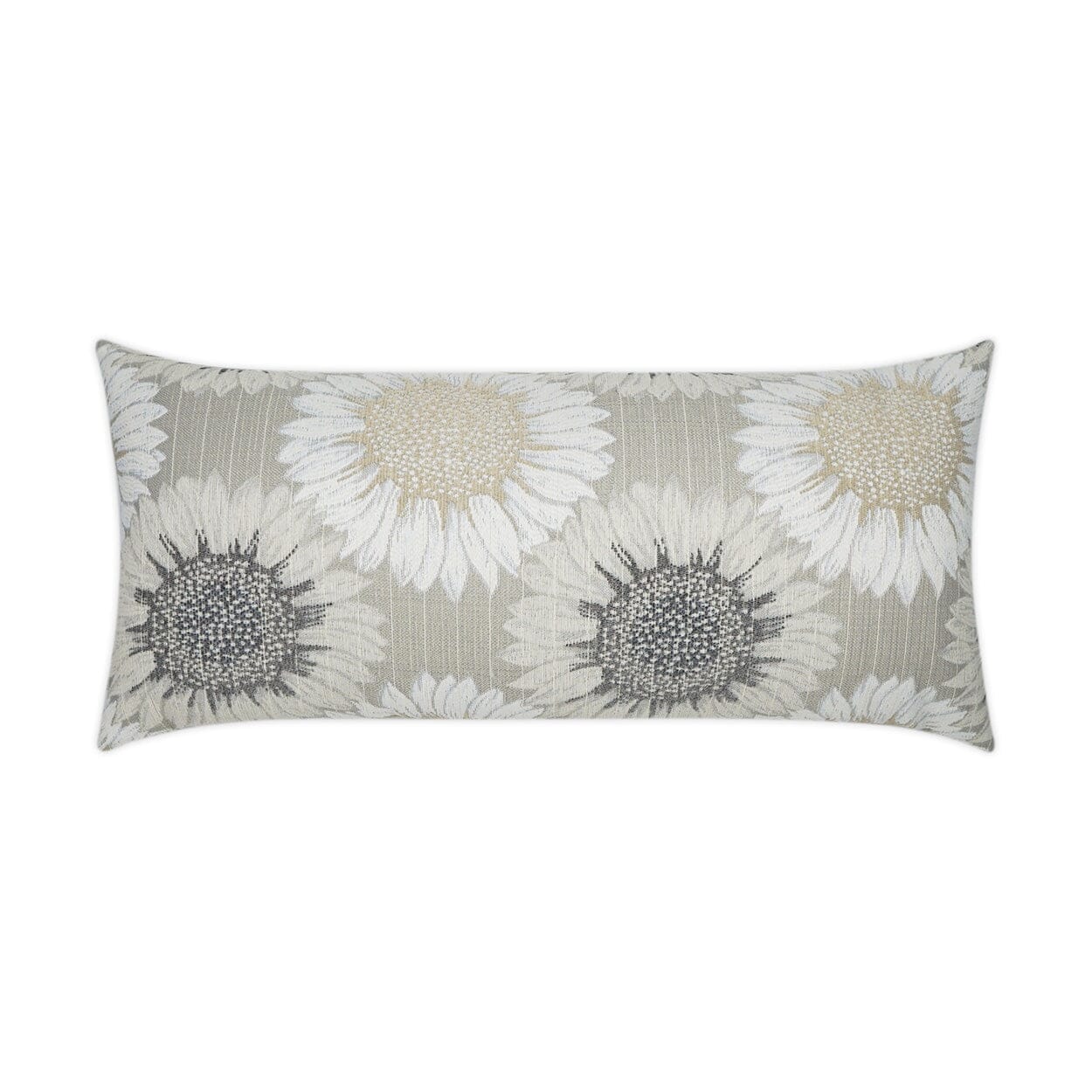 D.V. Kap 12" x 24" Outdoor Lumbar Pillow | Daisy Chain Sand Pillows D.V Kap Outdoor