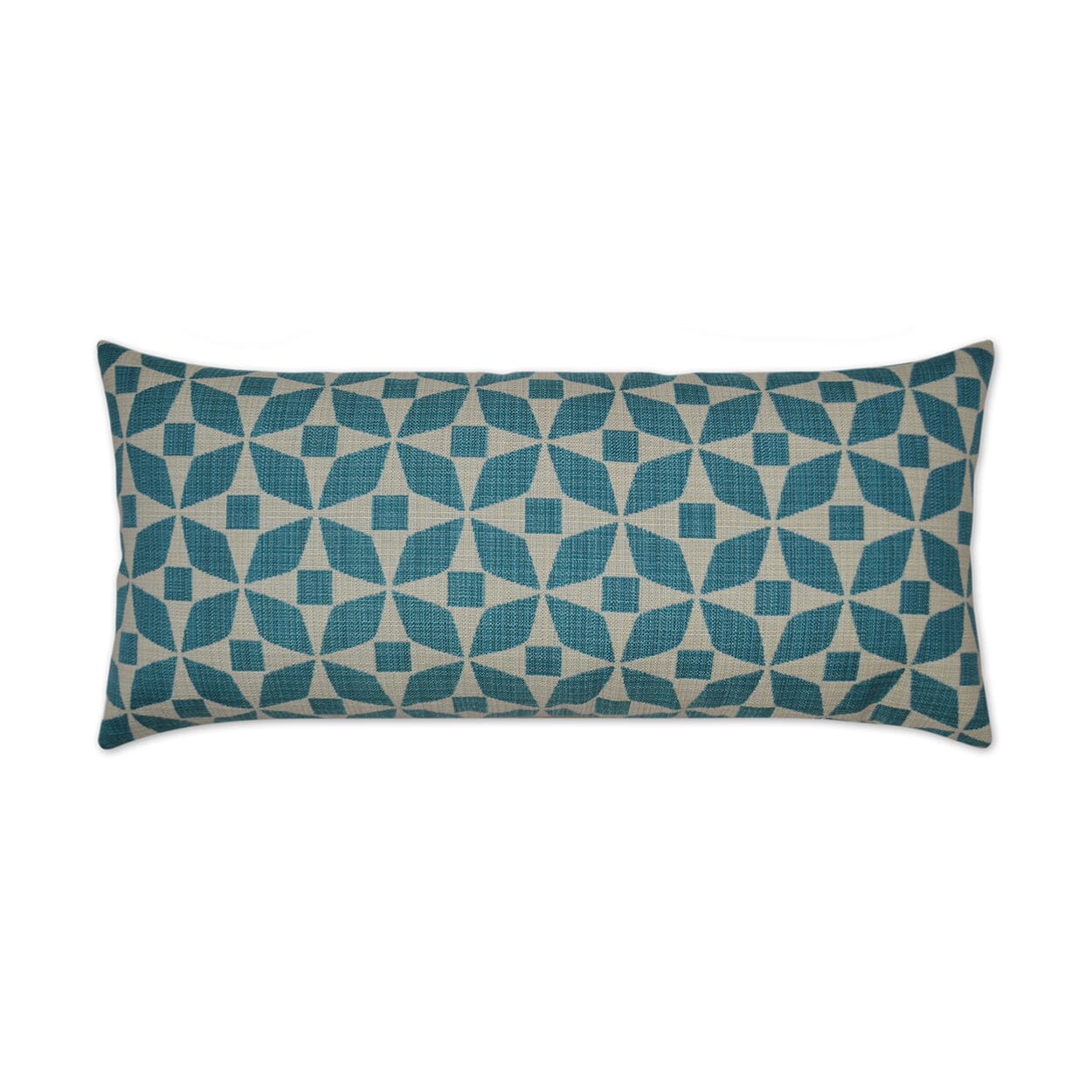 D.V. Kap 12" x 24" Outdoor Lumbar Pillow | Marquee Turquoise Pillows D.V Kap Outdoor
