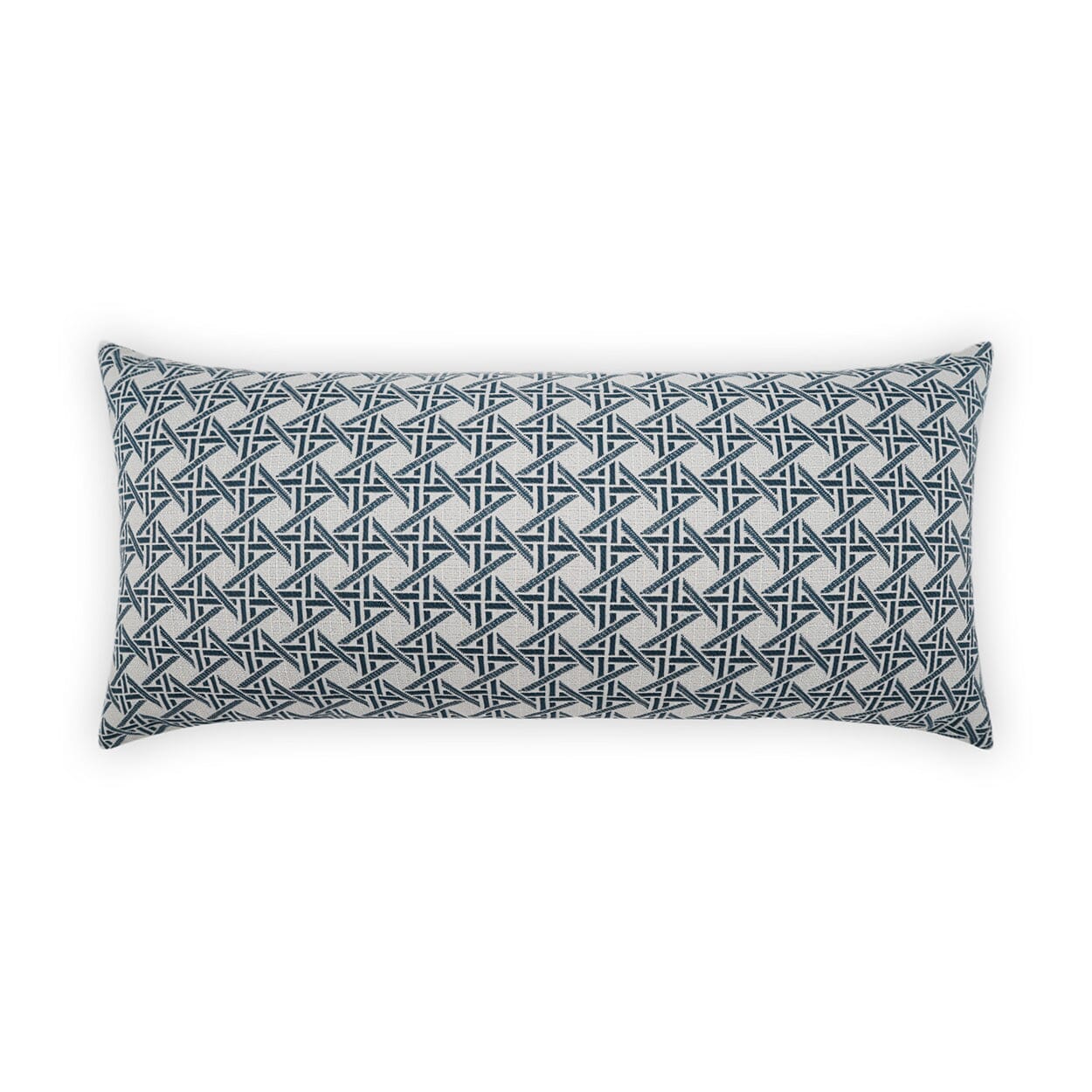 D.V. Kap 12" x 24" Outdoor Lumbar Pillow | Pella Blue Lumbar Pillows D.V Kap Outdoor