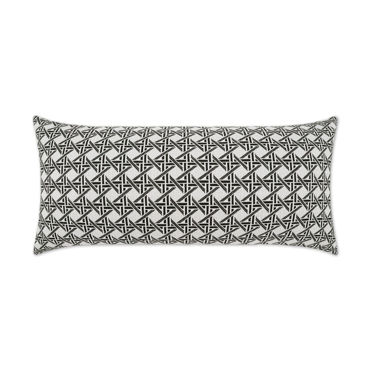 D.V. Kap 12" x 24" Outdoor Lumbar Pillow | Pella Ebony Lumbar Pillows D.V Kap Outdoor