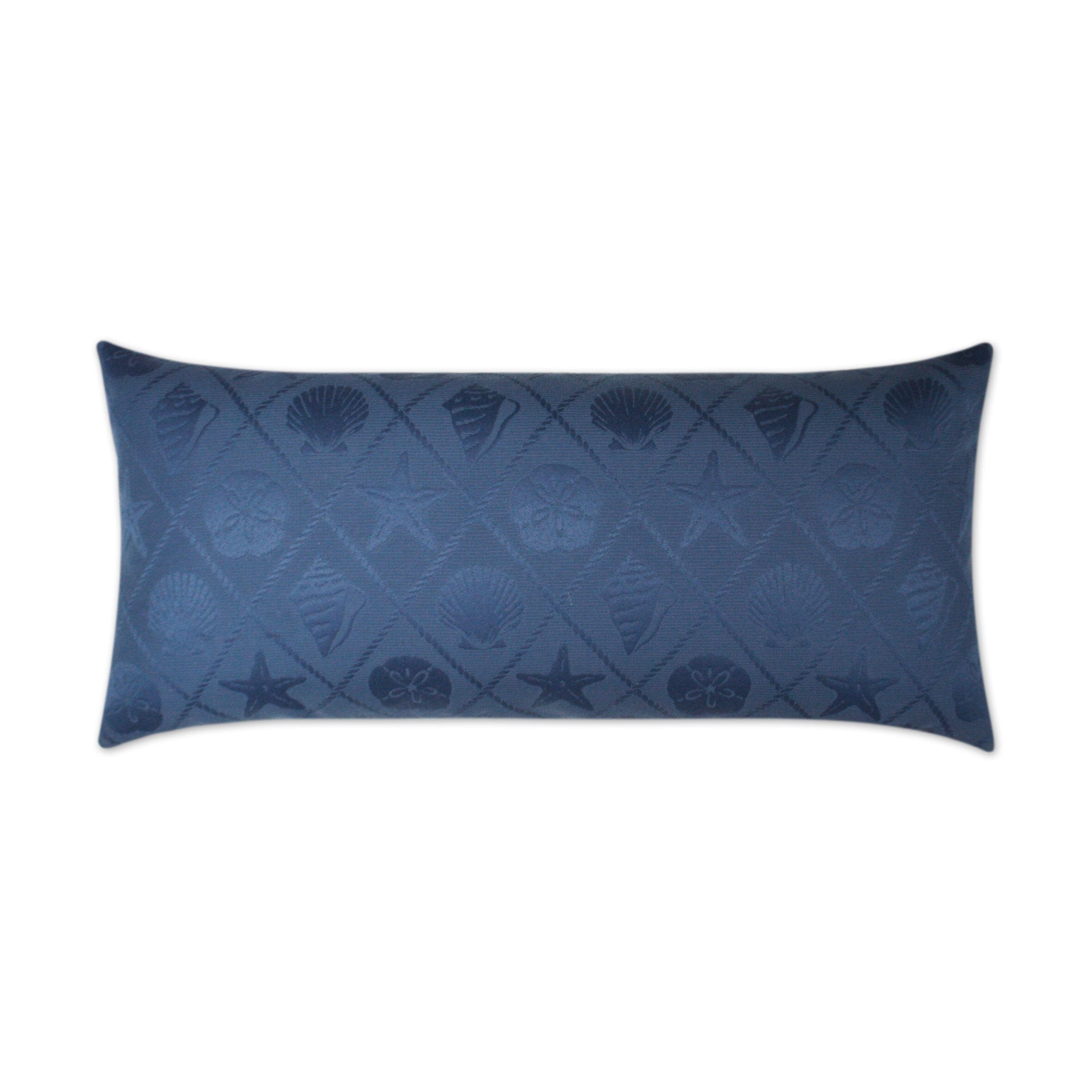 D.V. Kap 12" x 24" Outdoor Lumbar Pillow | Shell Trellis Pillows D.V Kap Outdoor