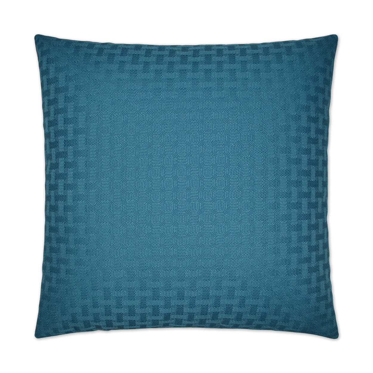 D.V. Kap 22" x 22" Outdoor Throw Pillow | Carmel Weave Turquoise Pillows D.V Kap Outdoor