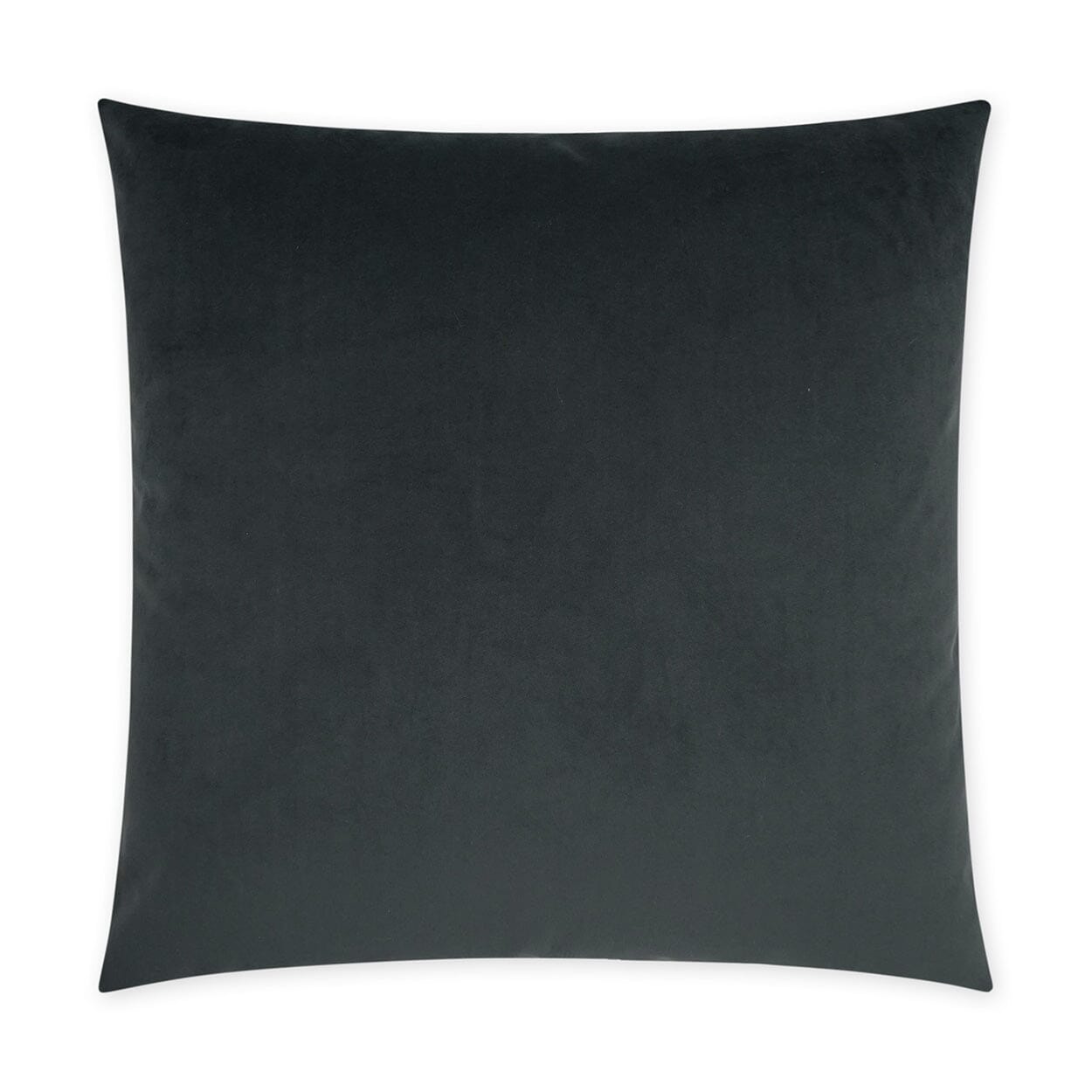 D.V. Kap 24" x 24" Decorative Throw Pillow | Posh Duo Charcoal Pillows D.V Kap Home