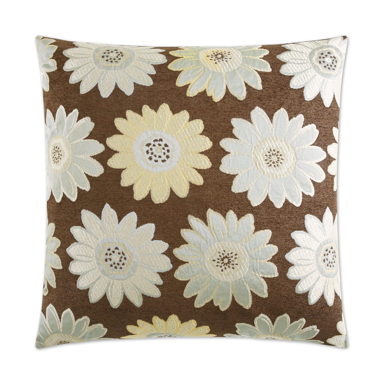 D.V. Kap Daisy May Decorative Throw Pillow | Aqua Pillows D.V Kap Home