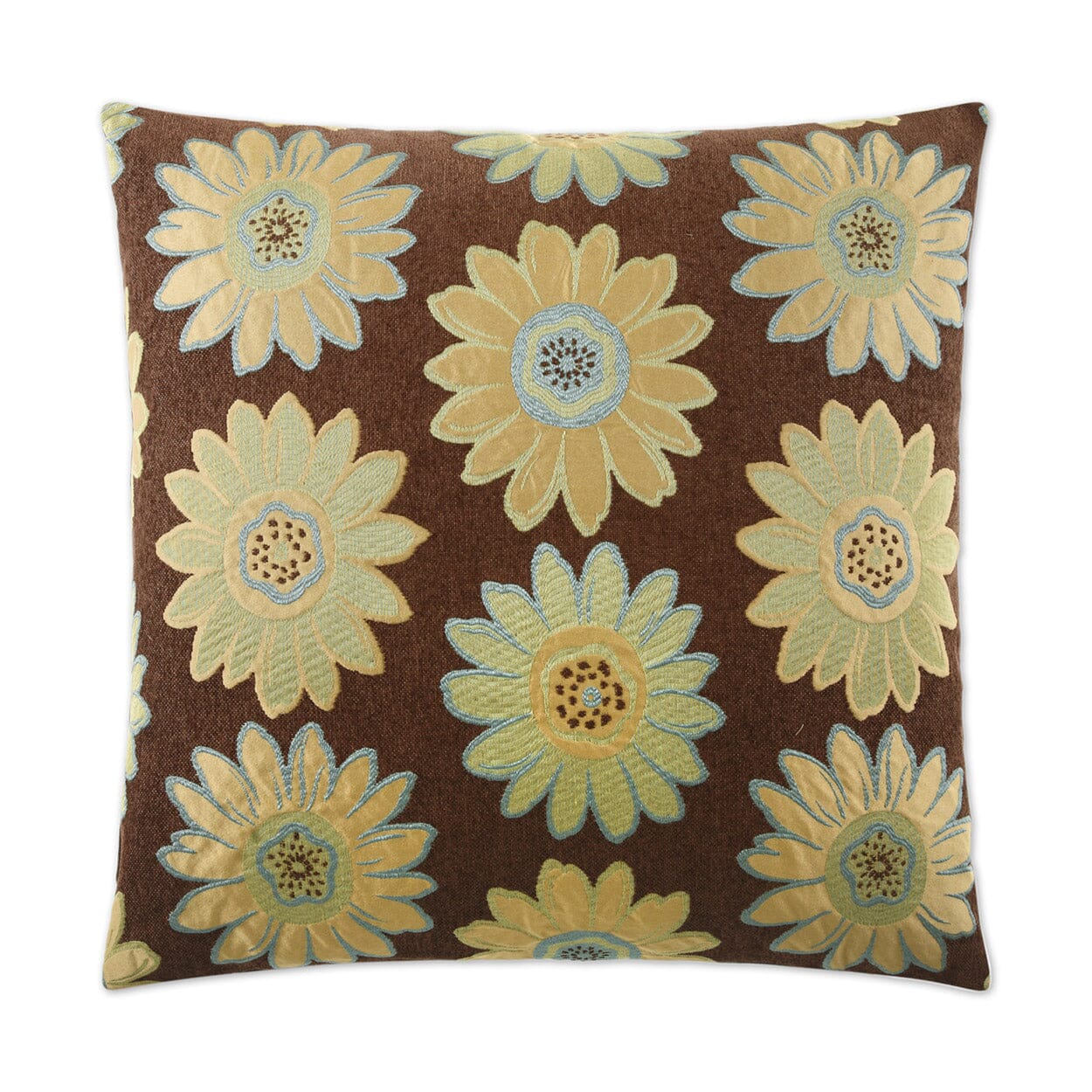 D.V. Kap Daisy May Decorative Throw Pillow | Green Pillows D.V Kap Home