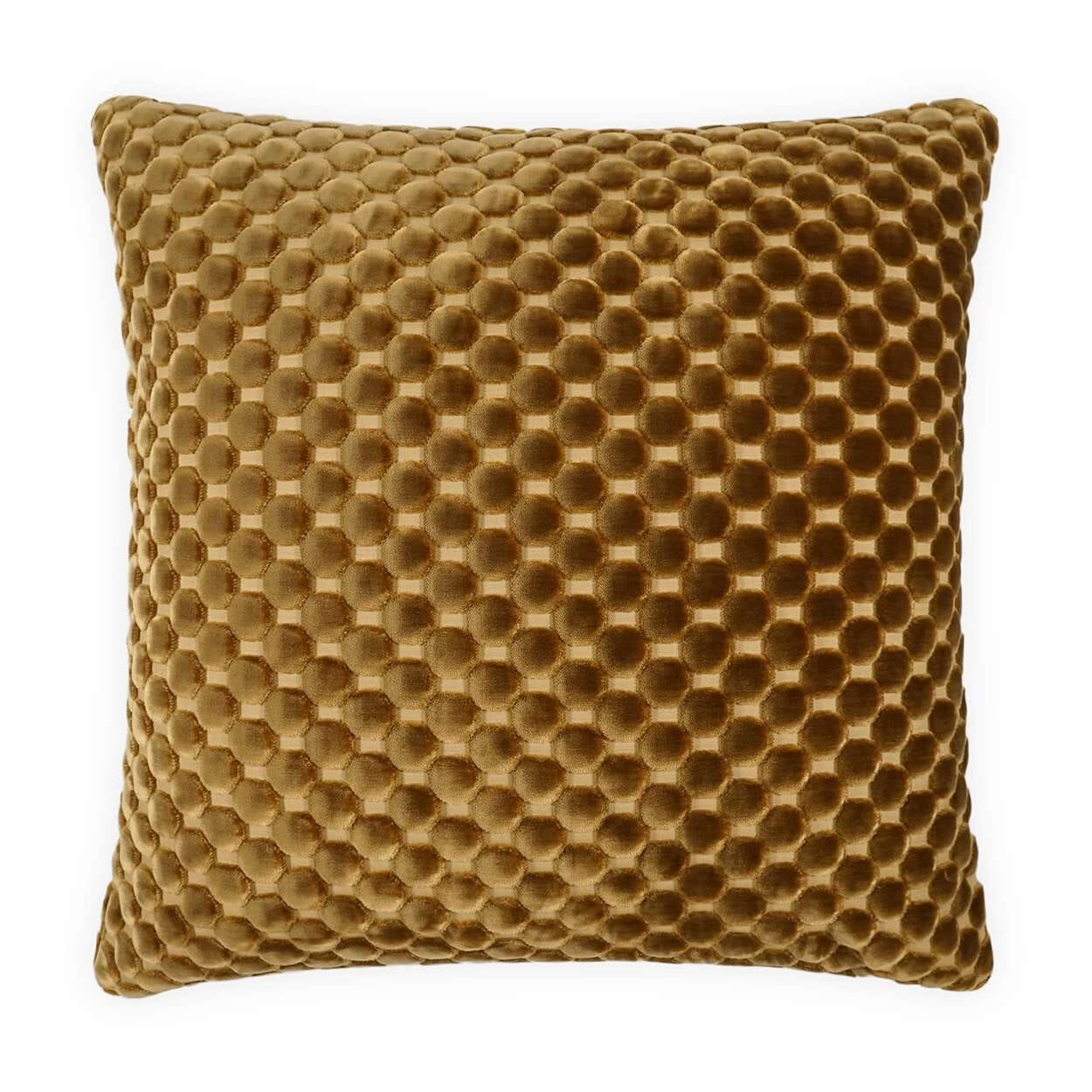 D.V. Kap Dance Ochre 24" x 24" Decorative Throw Pillow | Quick-Ship Pillows D.V Kap Home