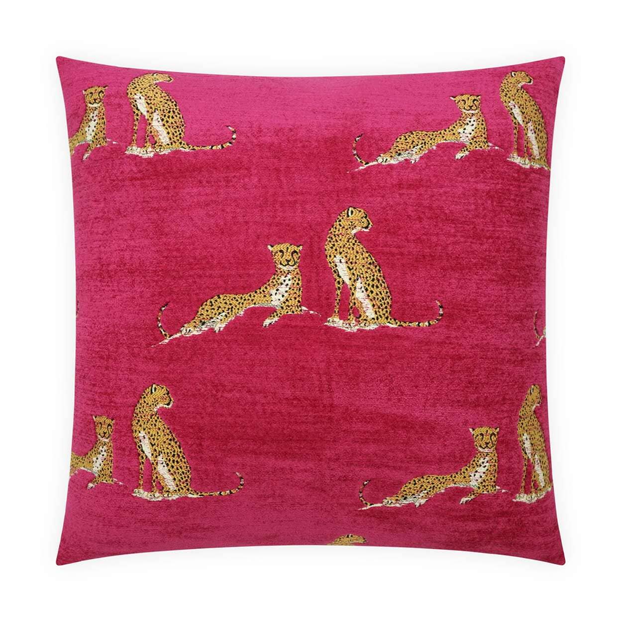 D.V. Kap Fuchsia Little Iris 24" x 24" Decorative Throw Pillow | Quick-Ship Pillows D.V Kap Home