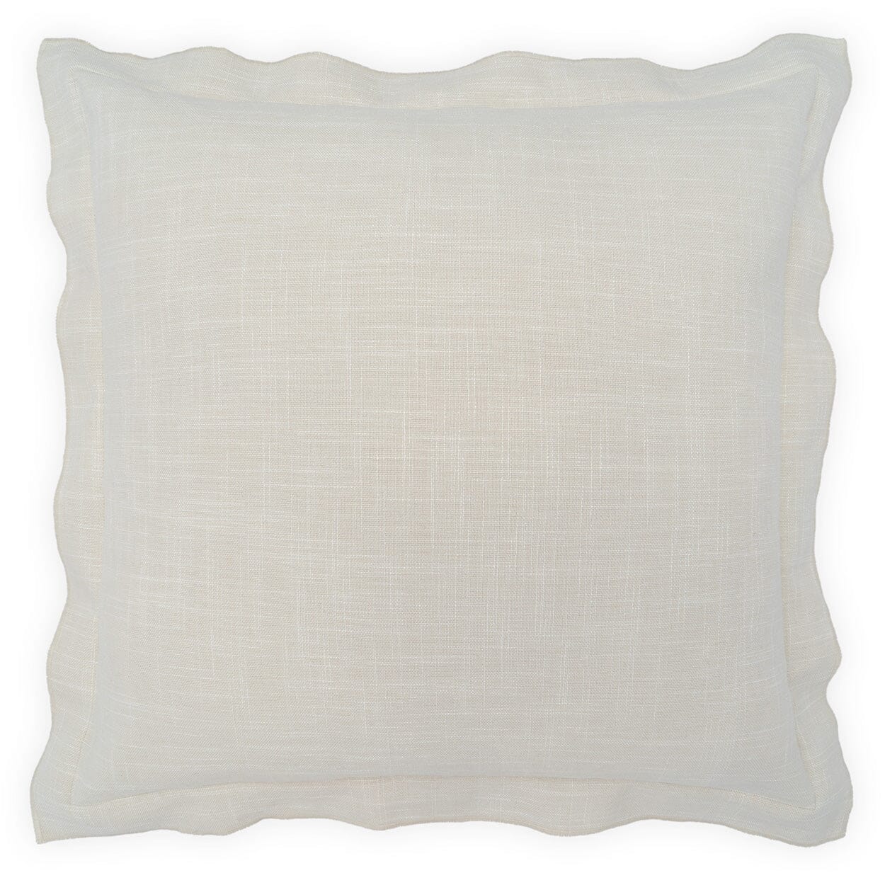 D.V. Kap Lena Flange Birch 24" x 24" Decorative Throw Pillow Pillows D.V Kap Home