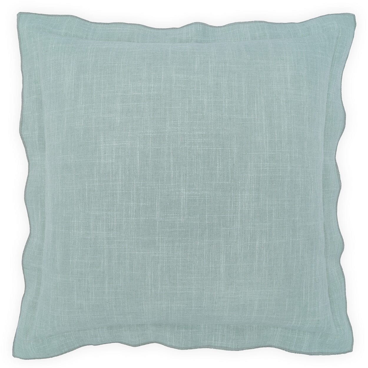 D.V. Kap Lena Flange Haze 24" x 24" Decorative Throw Pillow Pillows D.V Kap Home