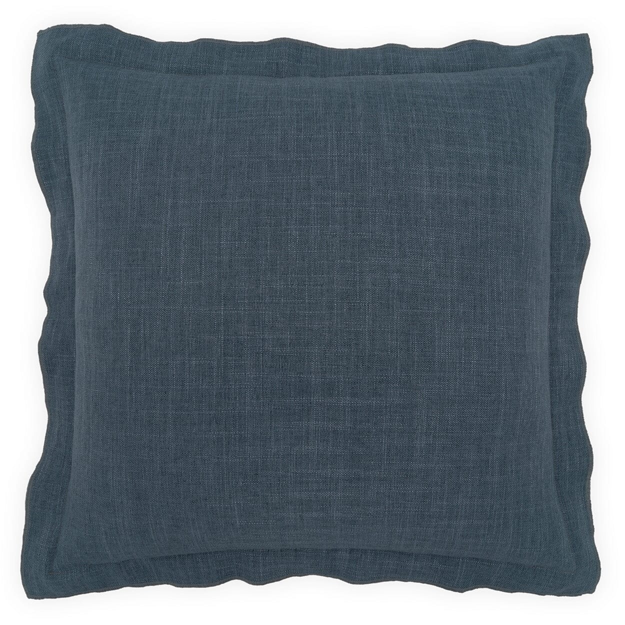 D.V. Kap Lena Flange Ocean 24" x 24" Decorative Throw Pillow Pillows D.V Kap Home