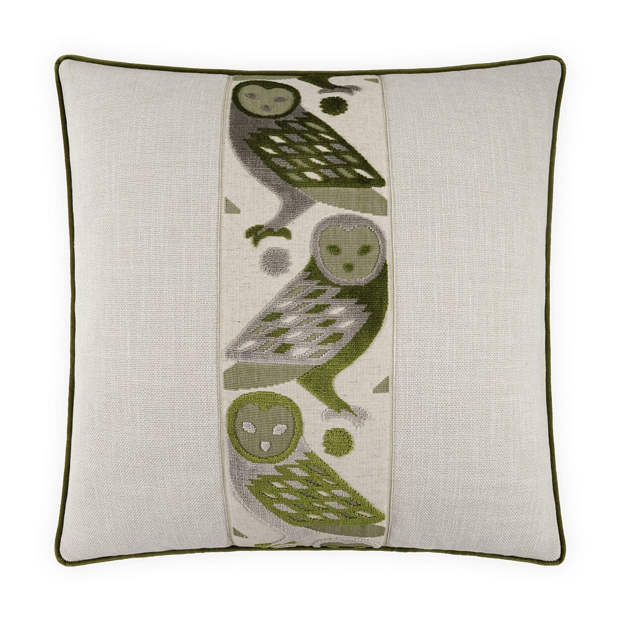 D.V. Kap Otus Kiwi 24" x 24" Decorative Throw Pillow | Quick-Ship Pillows D.V Kap Home
