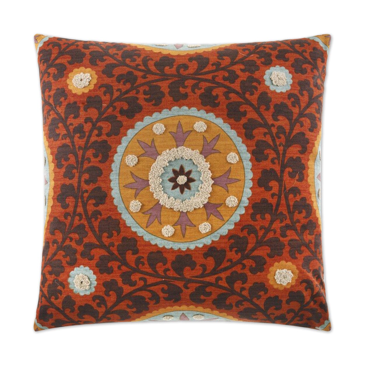 D.V. Kap Tribal Decorative Throw Pillow Thread | Rust Pillows D.V Kap Home