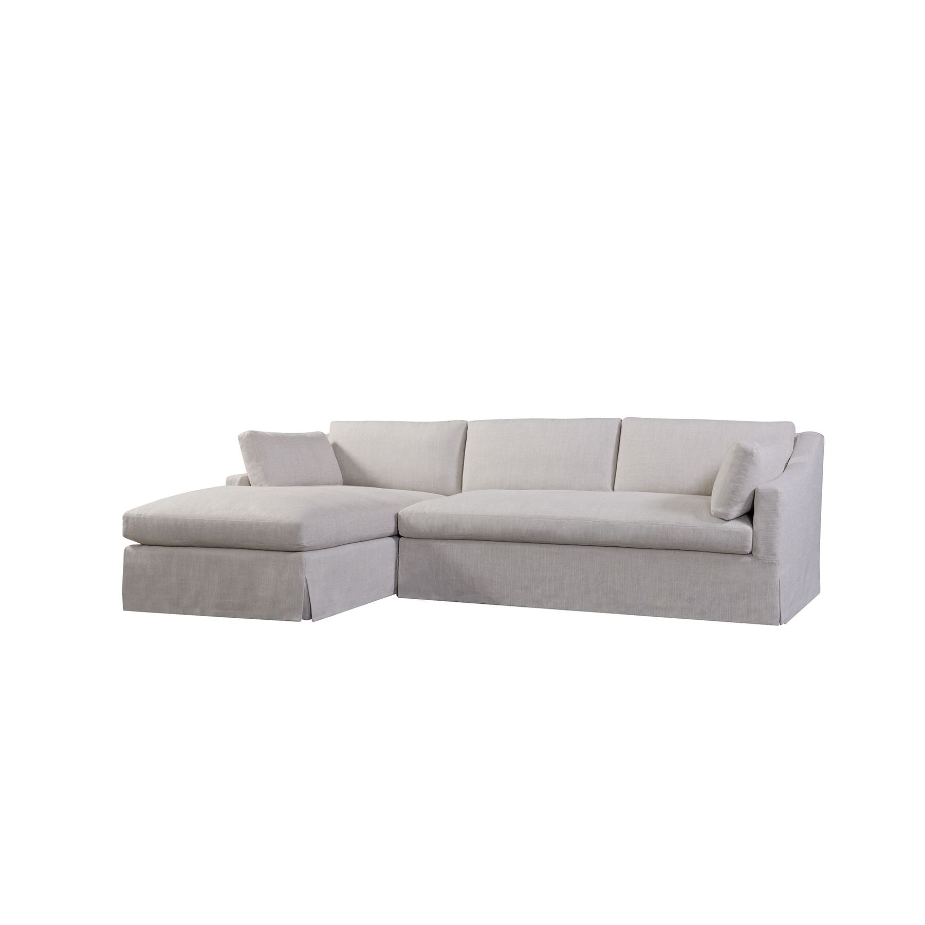 Franklin Slipcovered Sectional Sofa with Left Chaise by Huck & Peck SOFA Huck and Peck