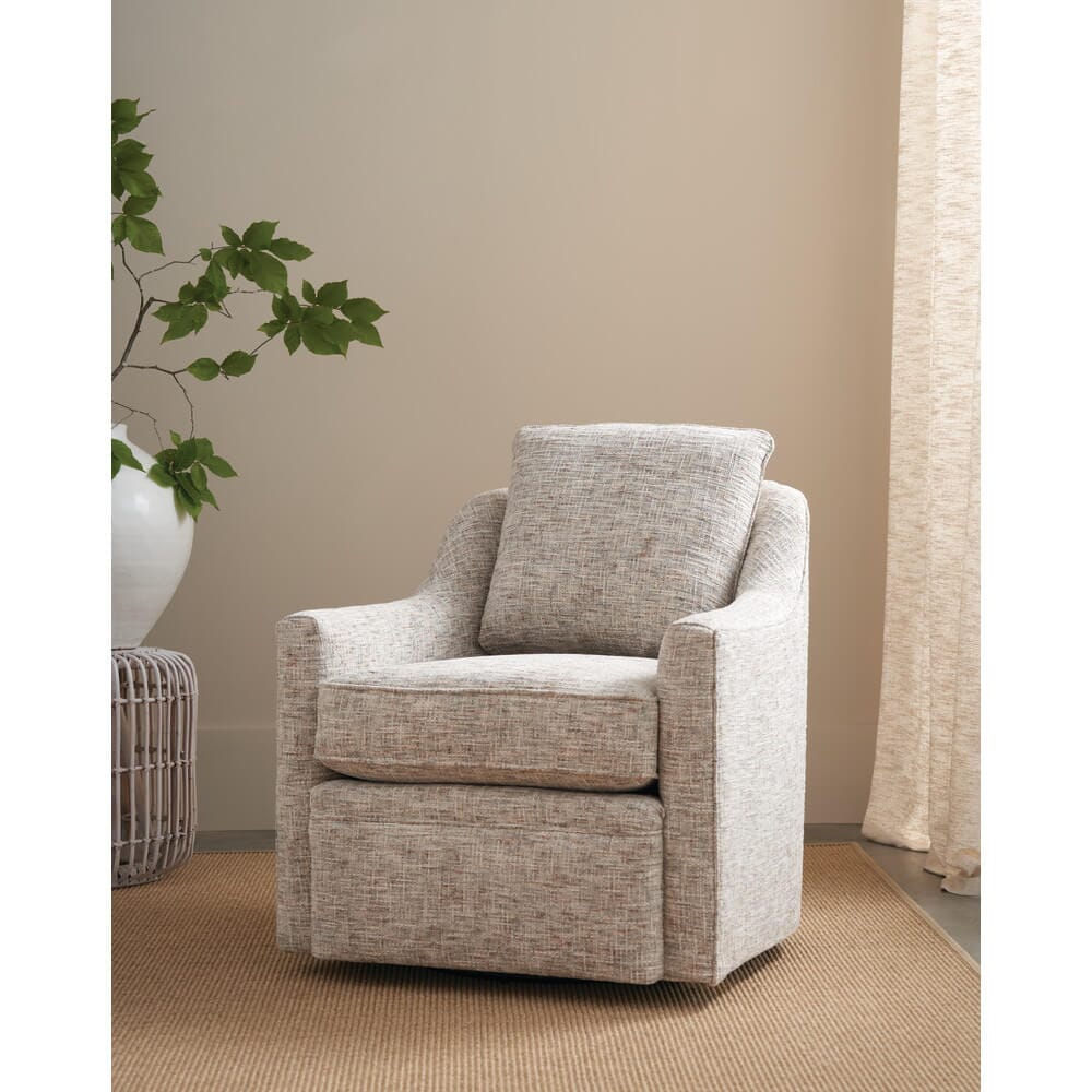 Holly Swivel Chair in Slate by Huck & Peck SWIVEL GLIDER Huck and Peck