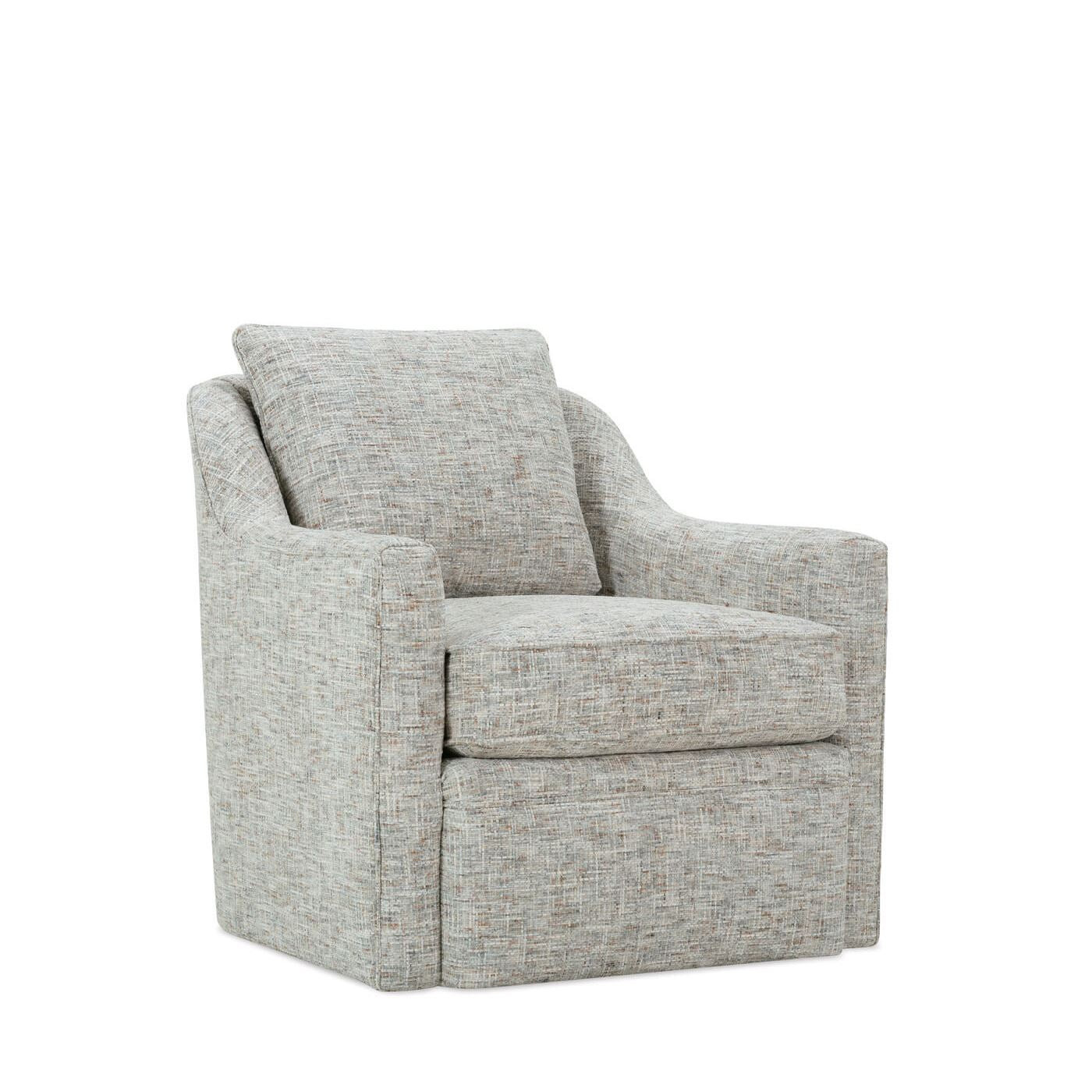 Holly Swivel Chair in Slate by Huck & Peck SWIVEL GLIDER Huck and Peck