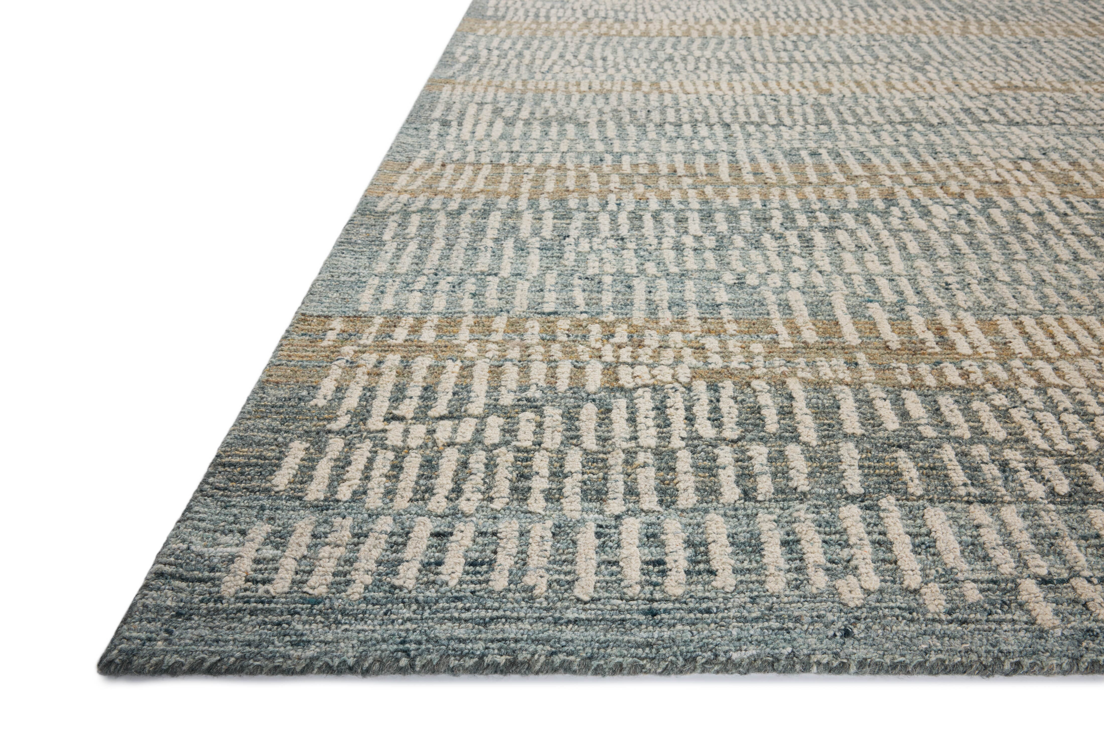 Loloi Elias Rug | Ocean / Oatmeal Rug Loloi