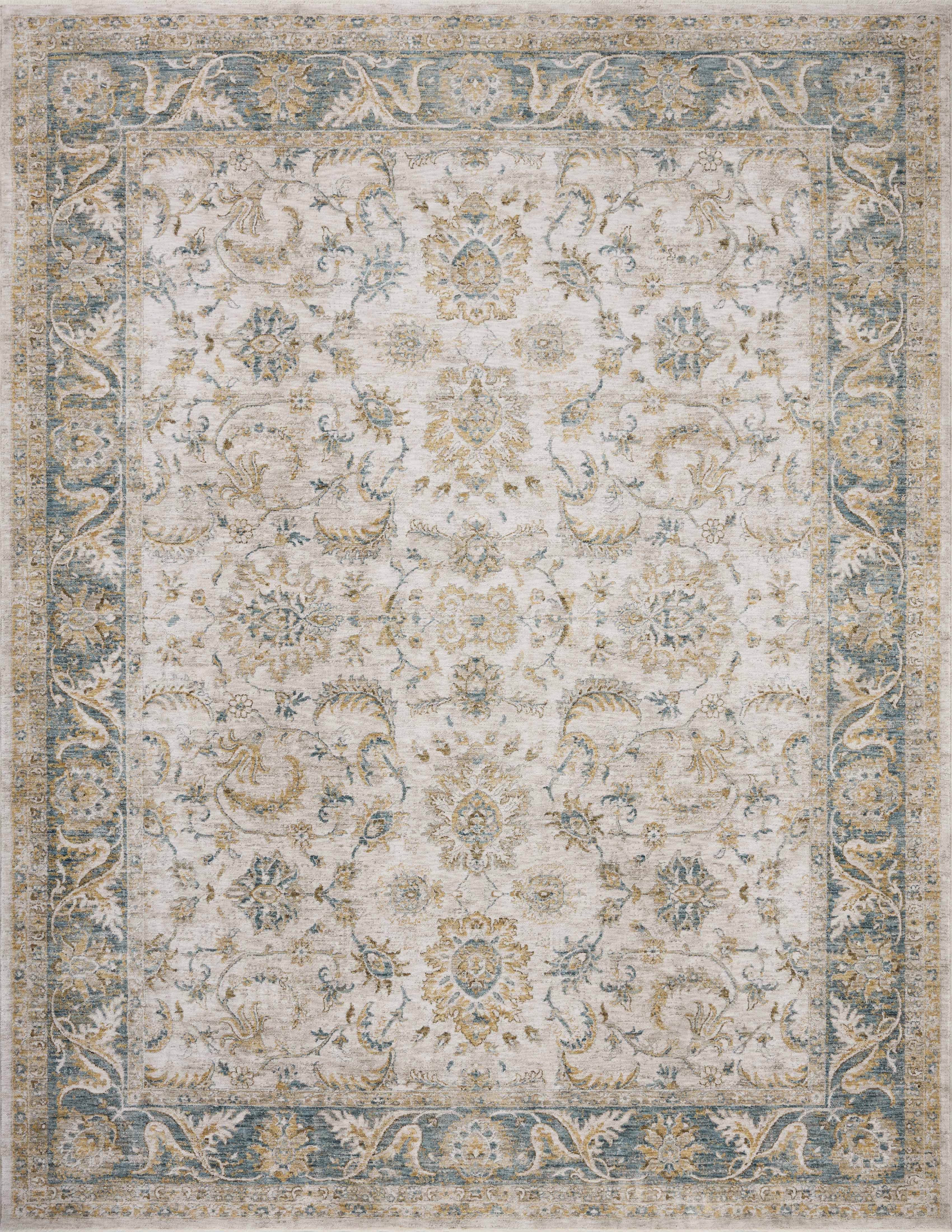 Loloi II Gaia Rug | Natural / Ocean Rug LOLOI II