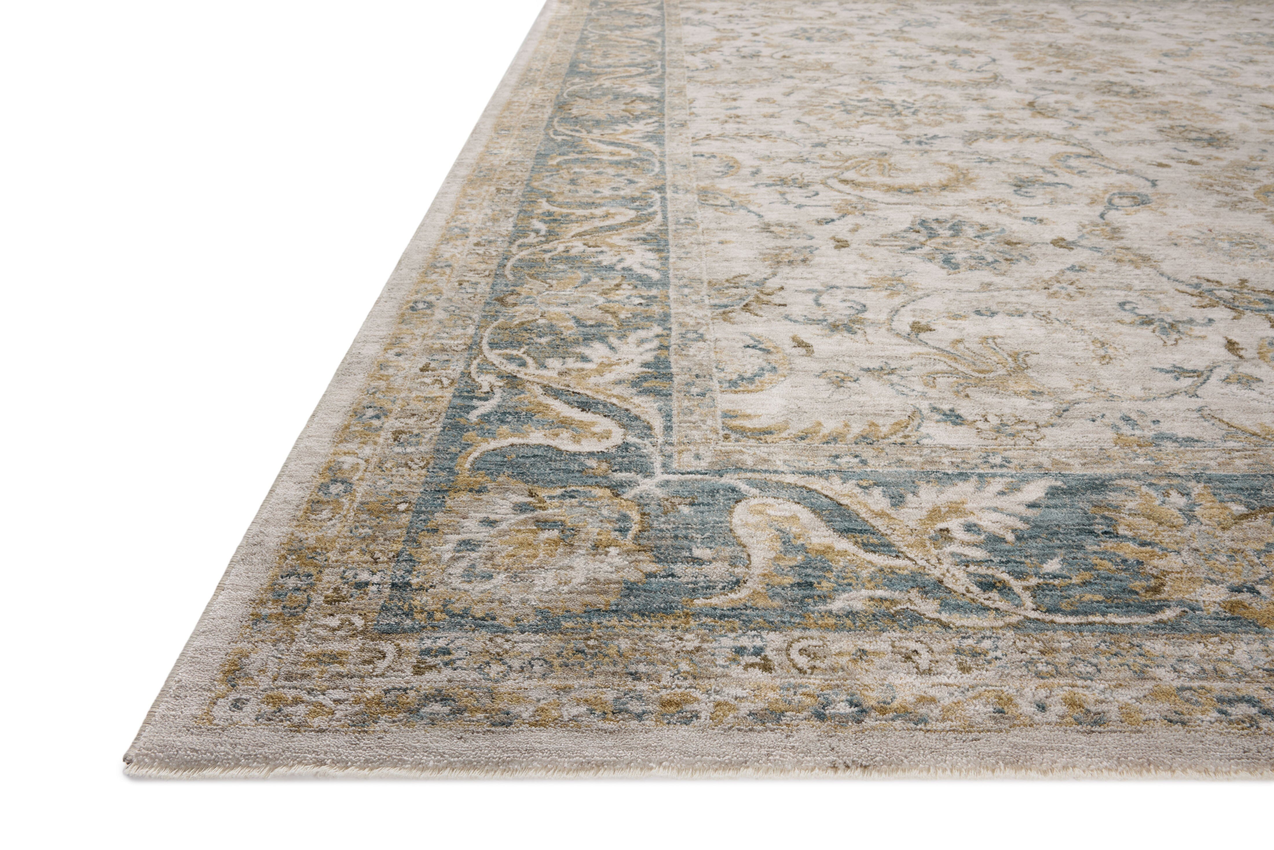 Loloi II Gaia Rug | Natural / Ocean Rug LOLOI II