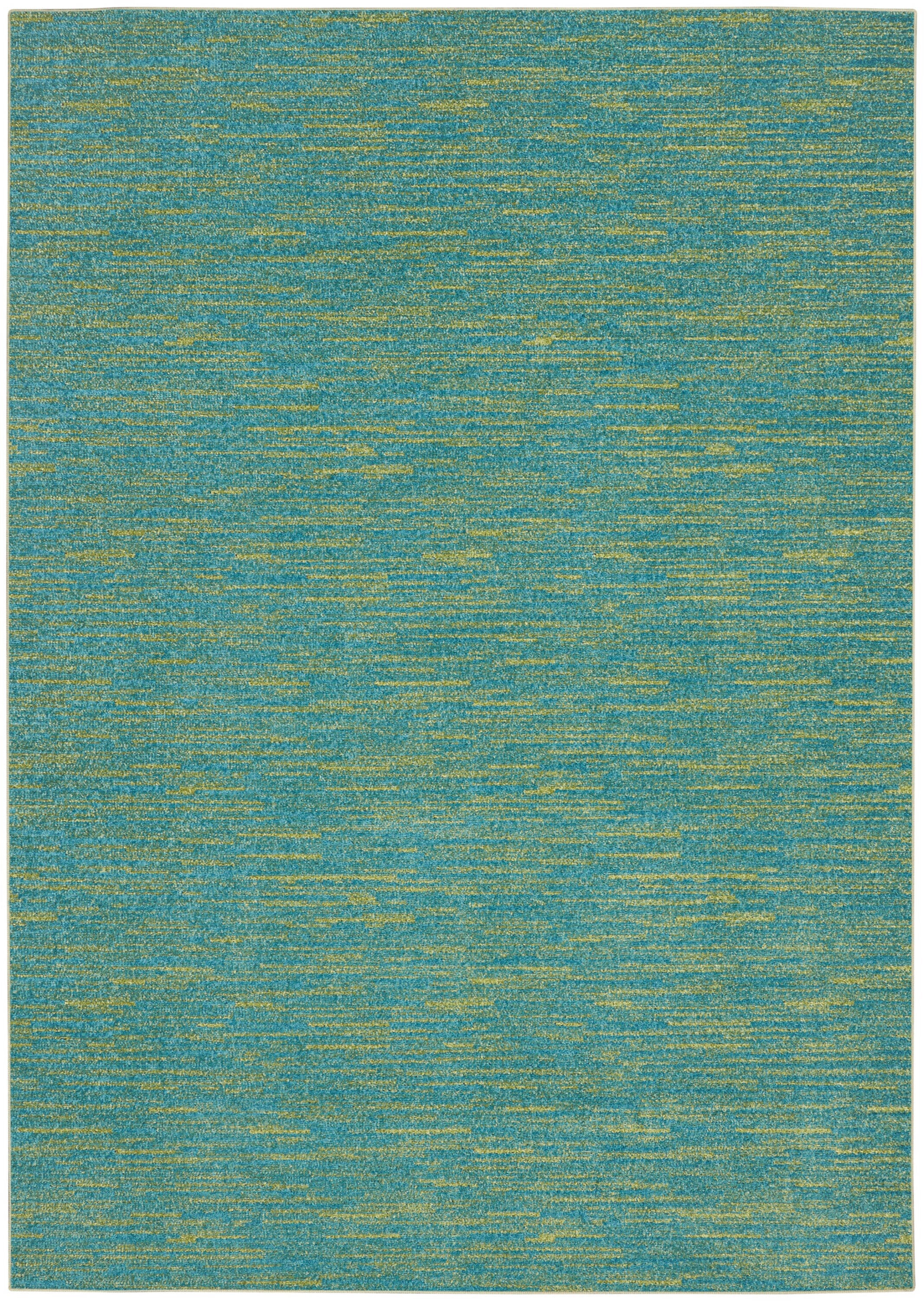 Nourison Essentials Blue Green Outdoor Rug RUG Nourison