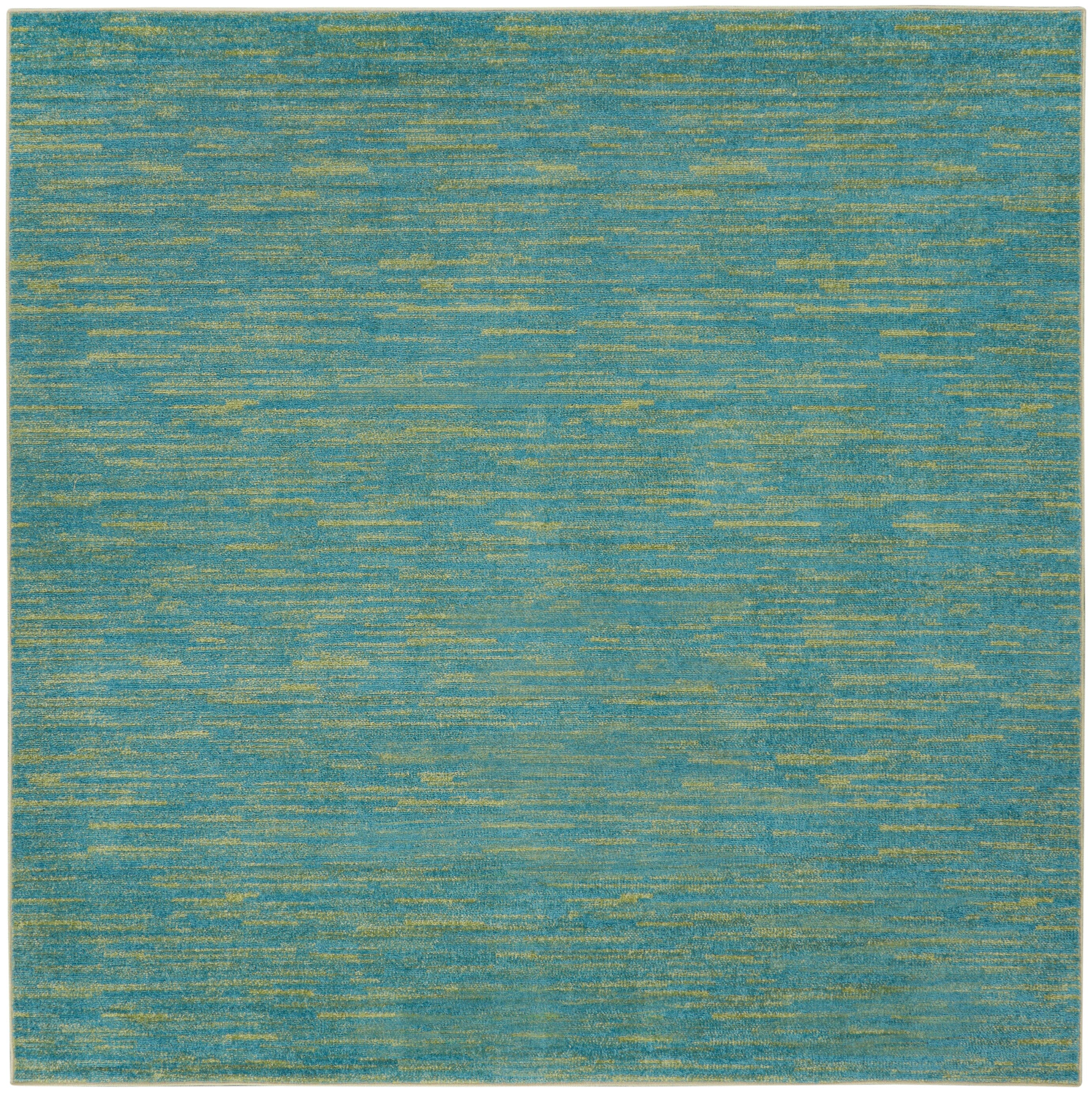 Nourison Essentials Blue Green Outdoor Rug RUG Nourison